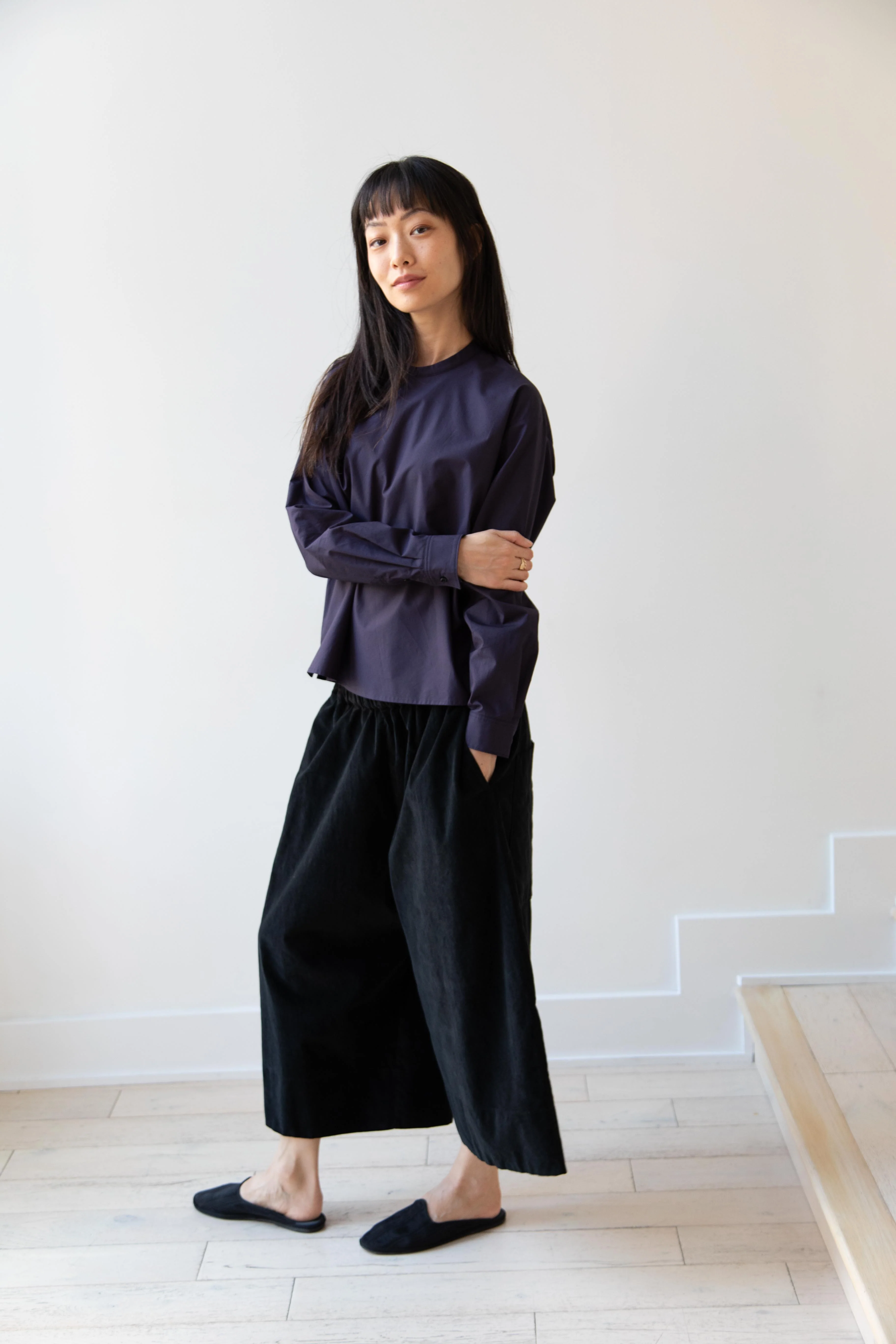 Album di Famiglia | Velvet Wide Trousers in Black - Image 20