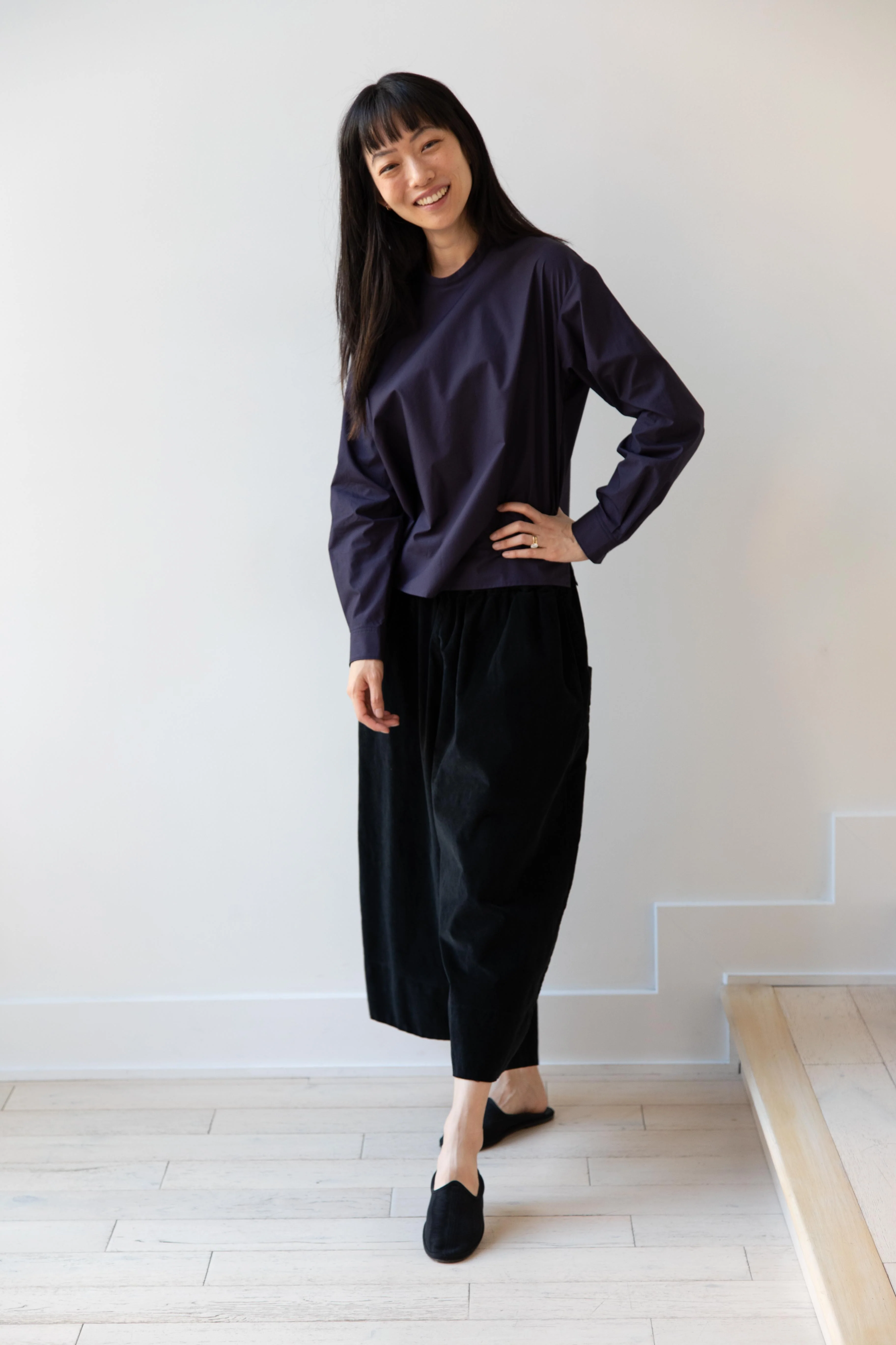 Album di Famiglia | Velvet Wide Trousers in Black - Image 21