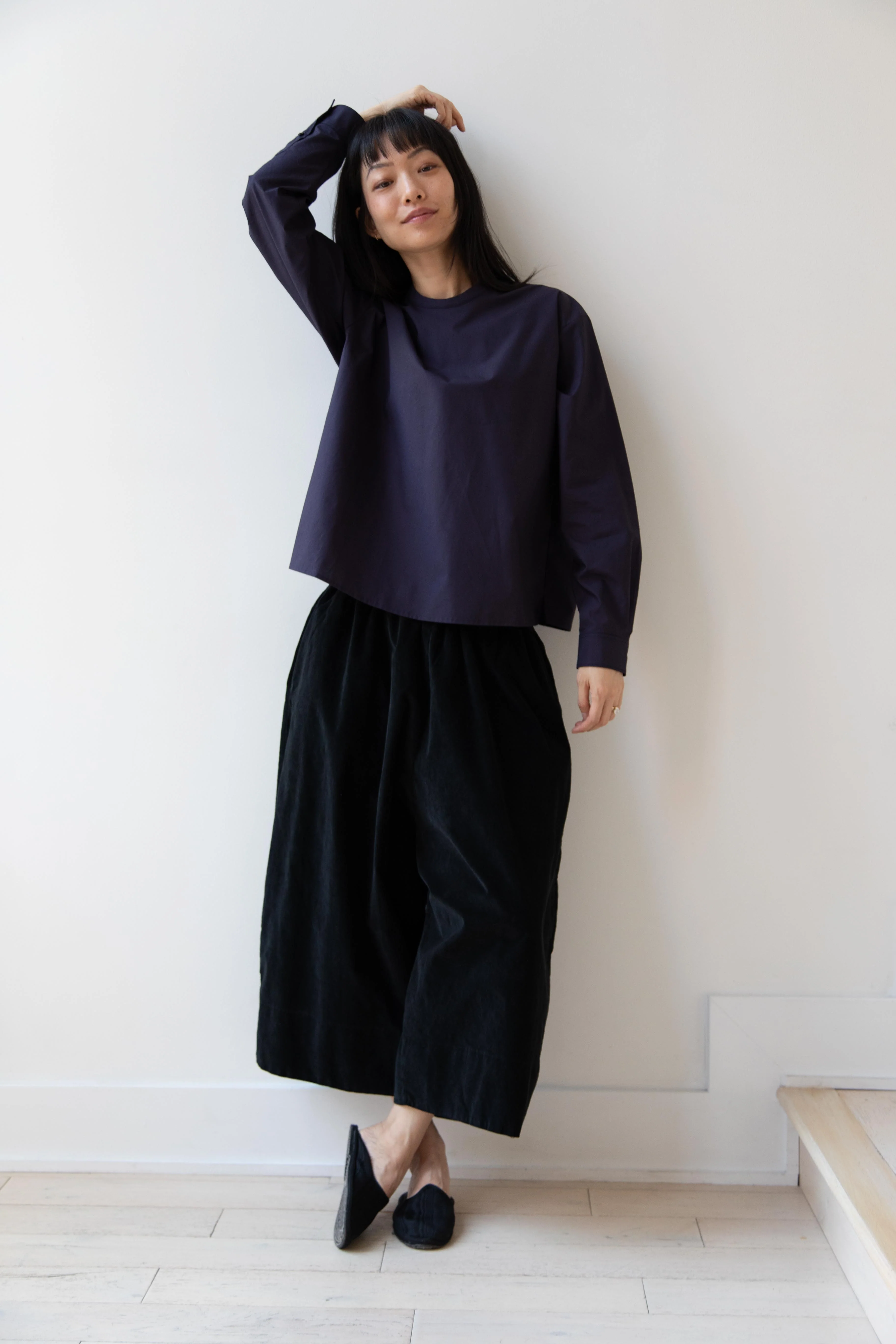 Album di Famiglia | Velvet Wide Trousers in Black - Image 25