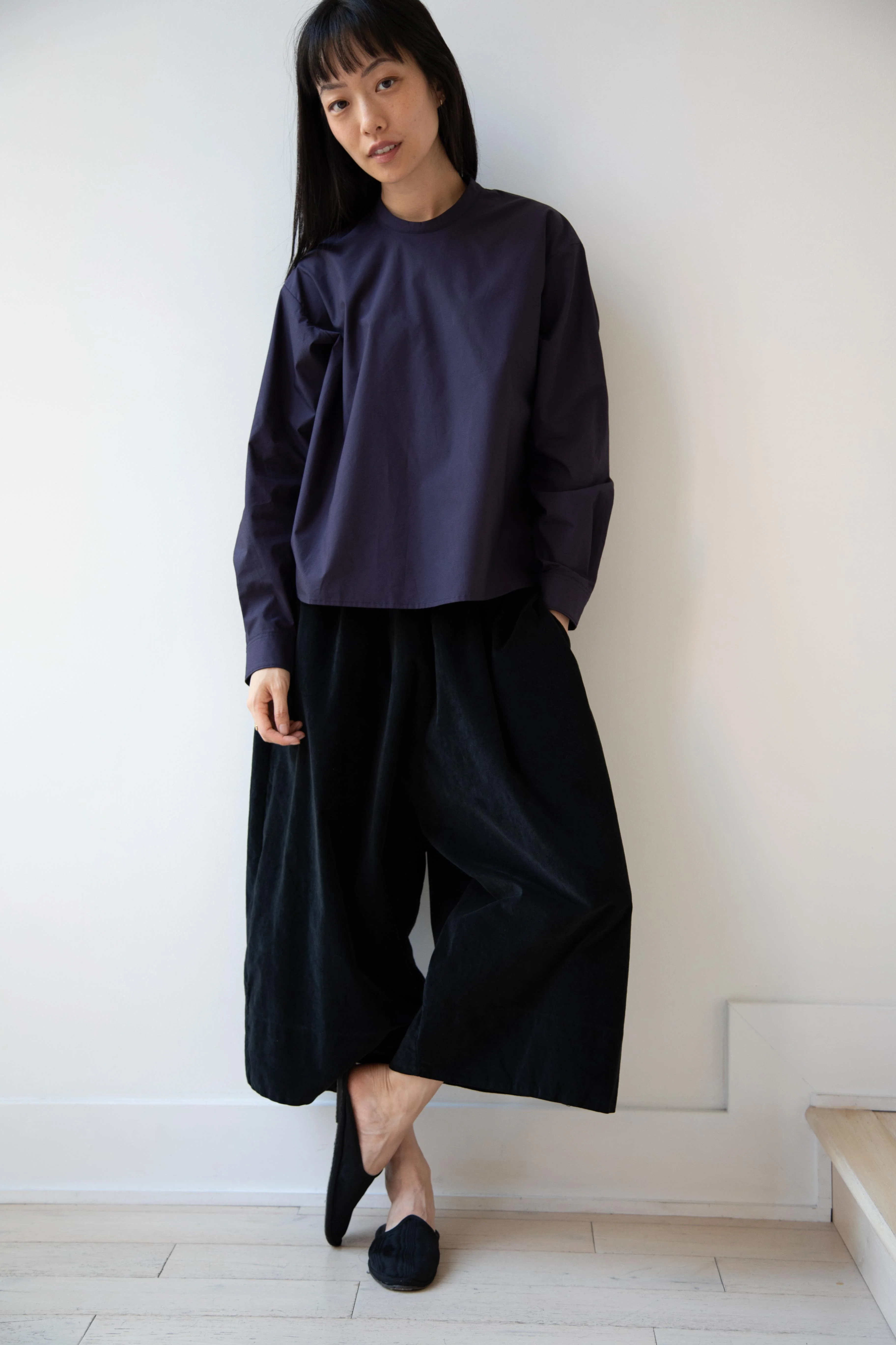 Album di Famiglia | Velvet Wide Trousers in Black - Image 26