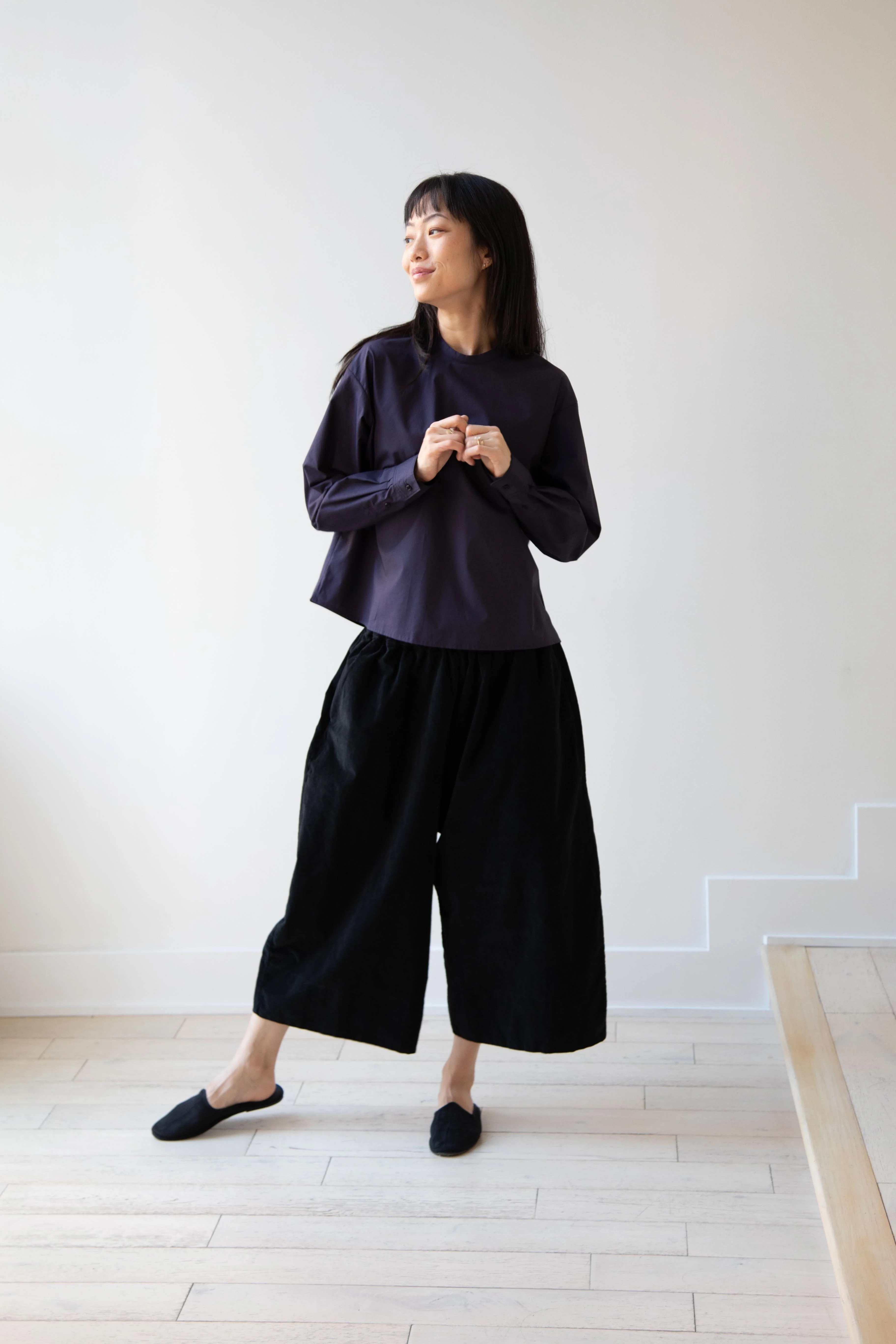 Album di Famiglia | Velvet Wide Trousers in Black - Image 27