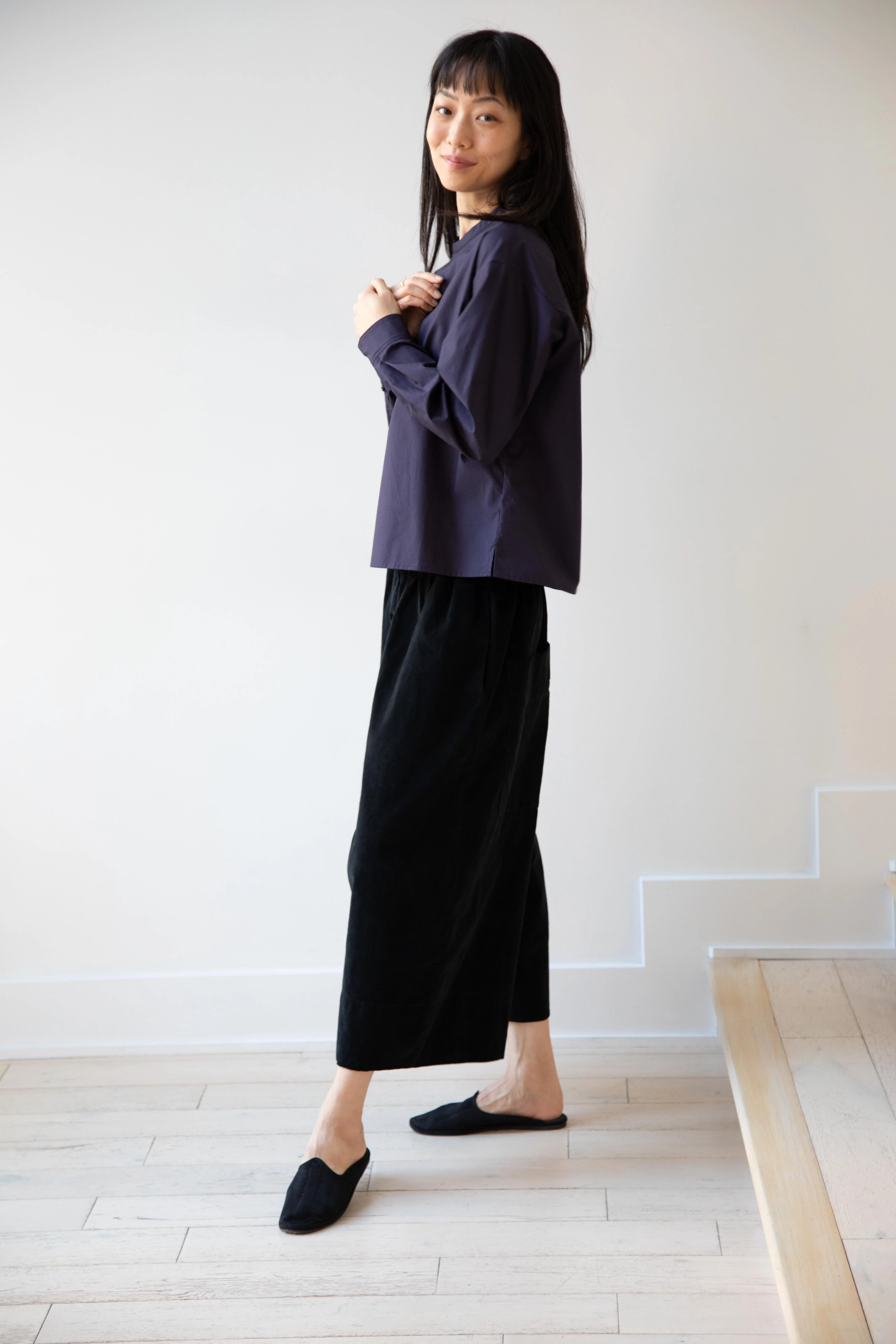 Album di Famiglia | Velvet Wide Trousers in Black - Image 28