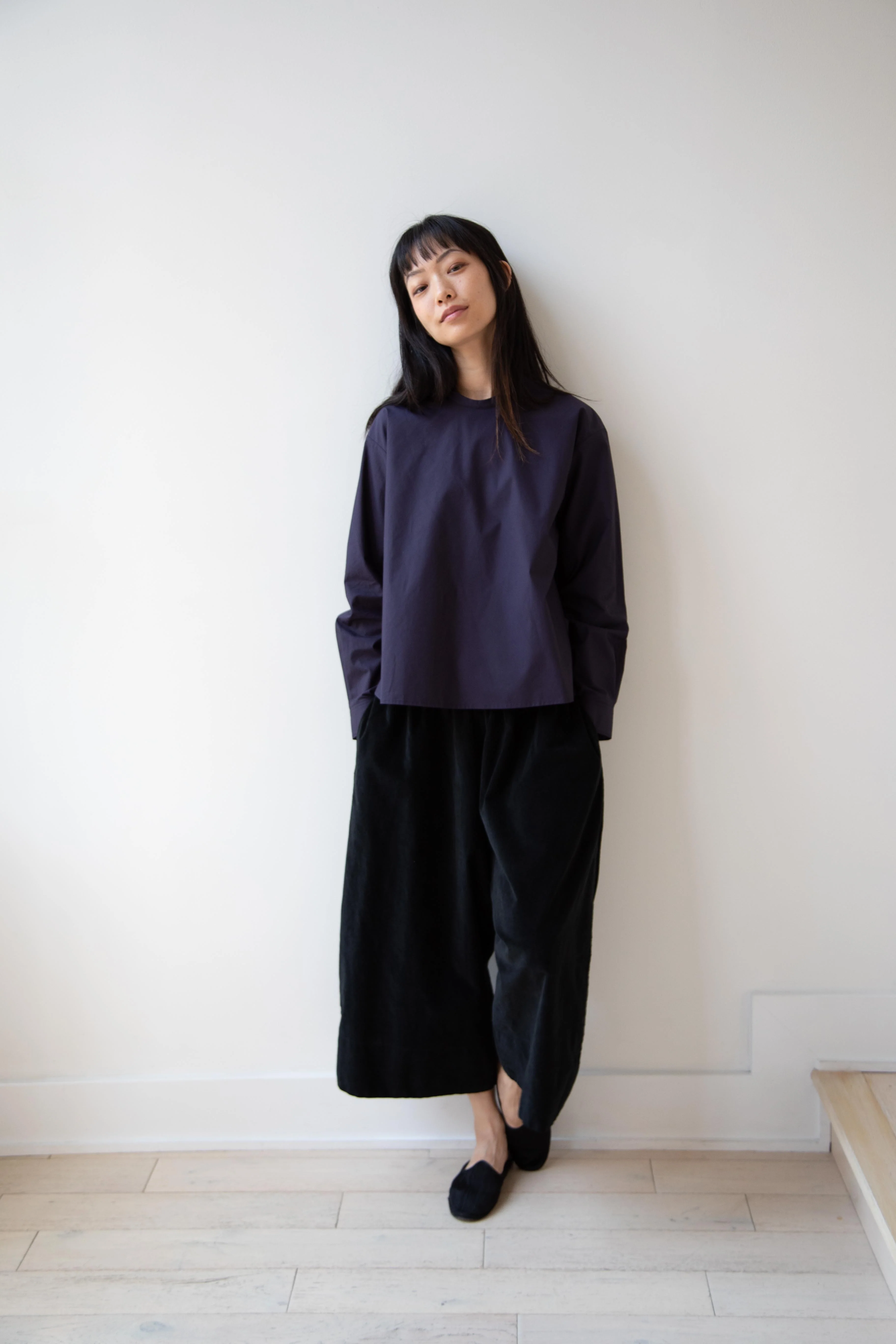 Album di Famiglia | Velvet Wide Trousers in Black - Image 30
