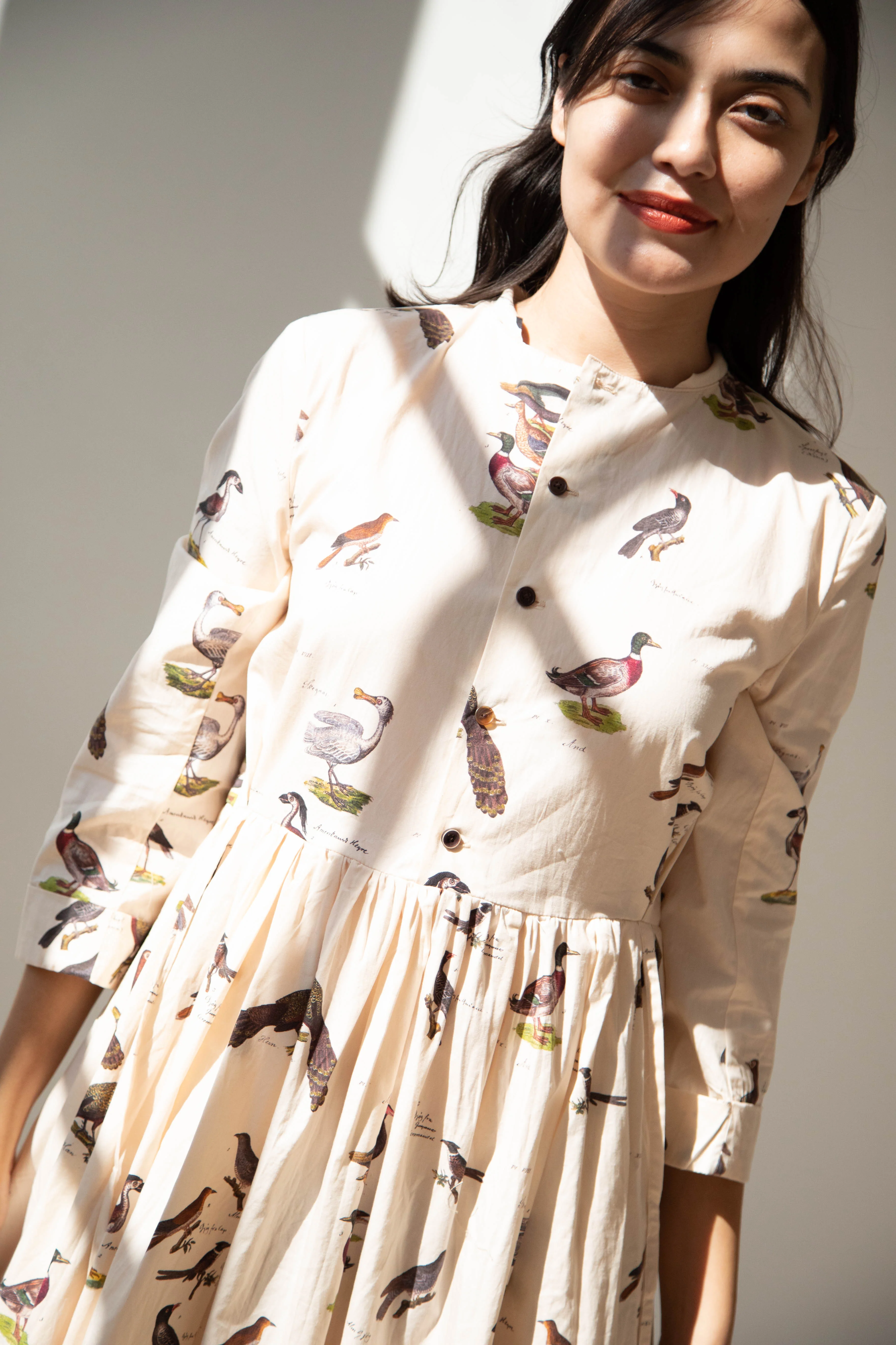 Aleksandr Manamïs | Loose Front Dress in Birds - Image 11