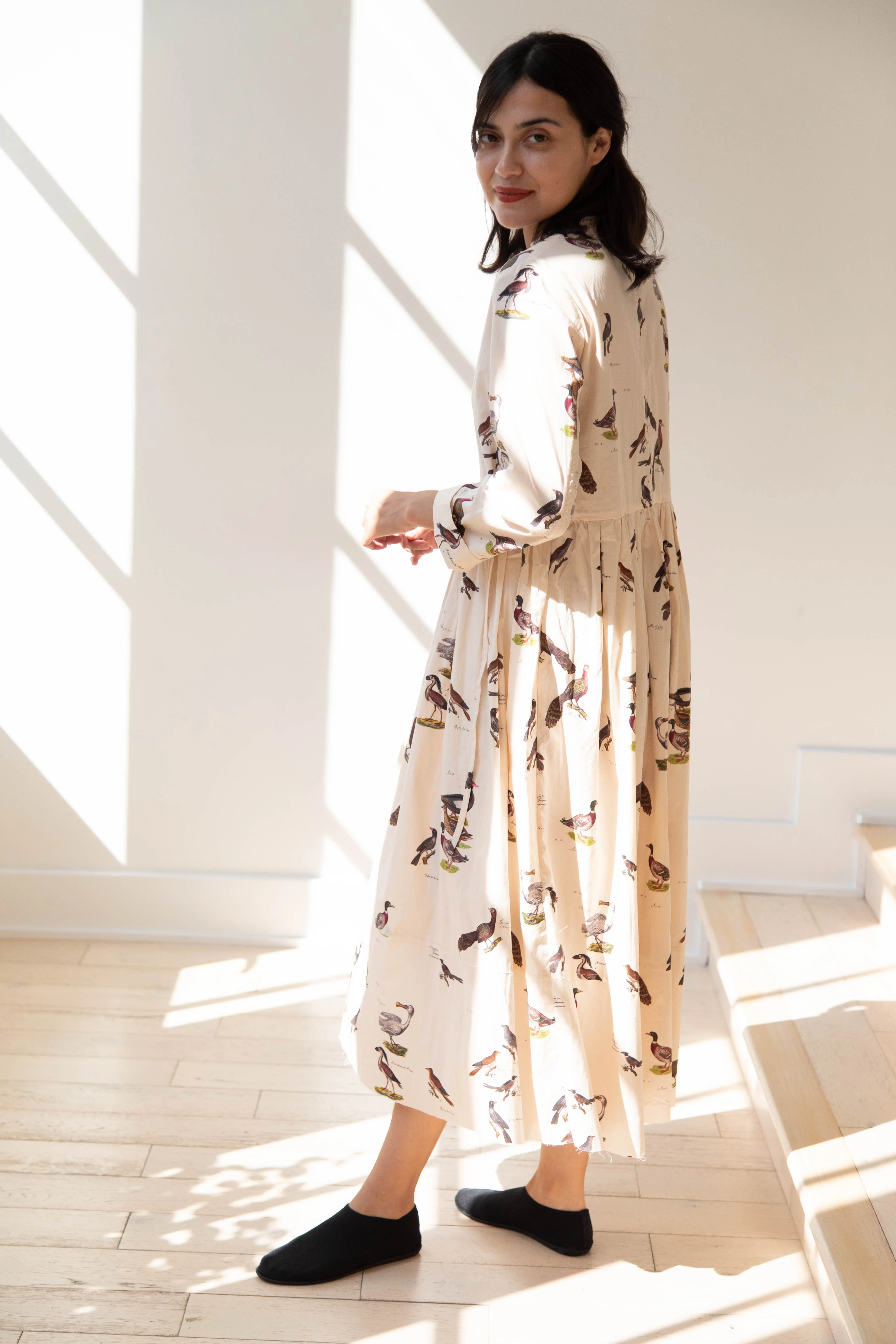 Aleksandr Manamïs | Loose Front Dress in Birds - Image 12