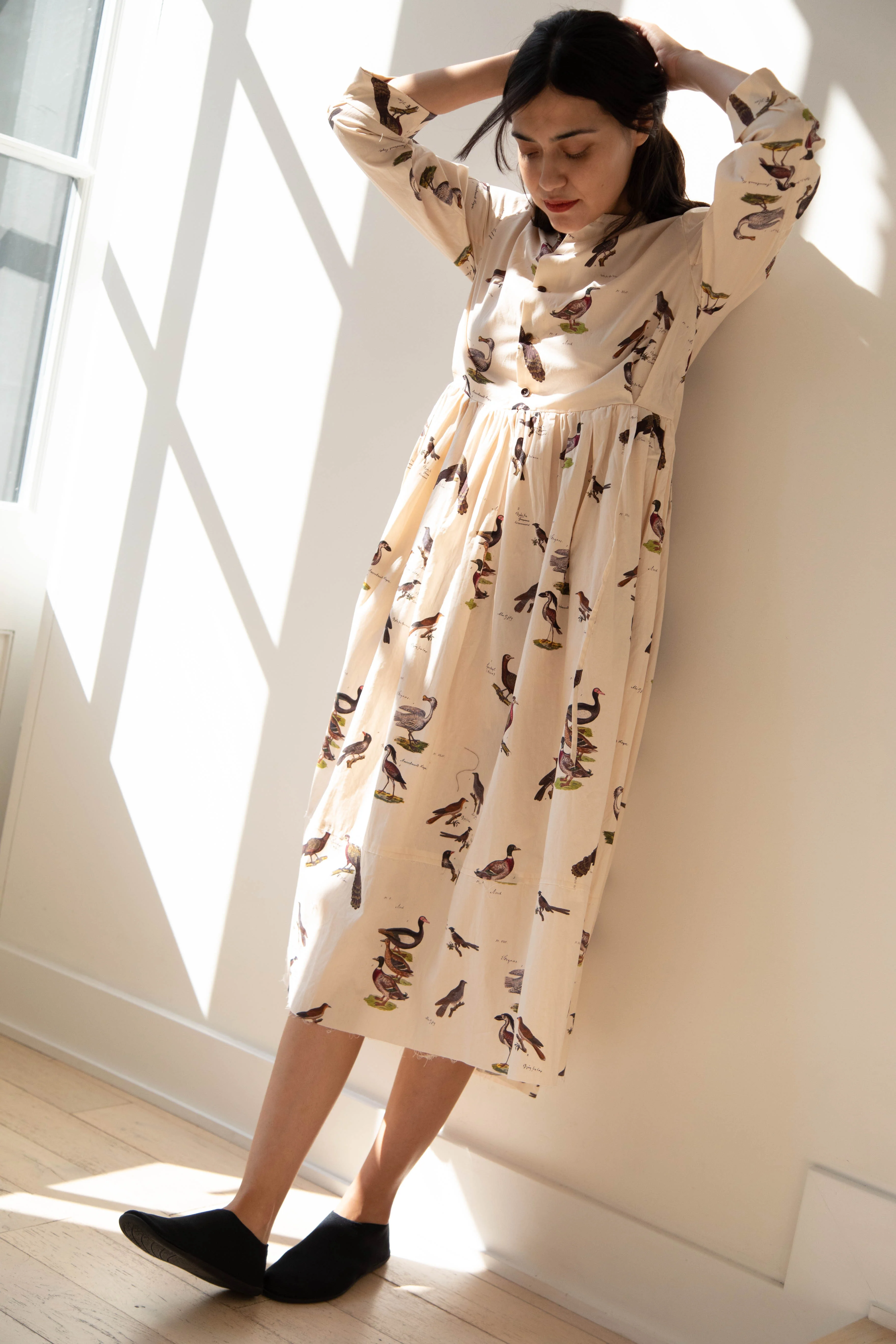 Aleksandr Manamïs | Loose Front Dress in Birds - Image 22