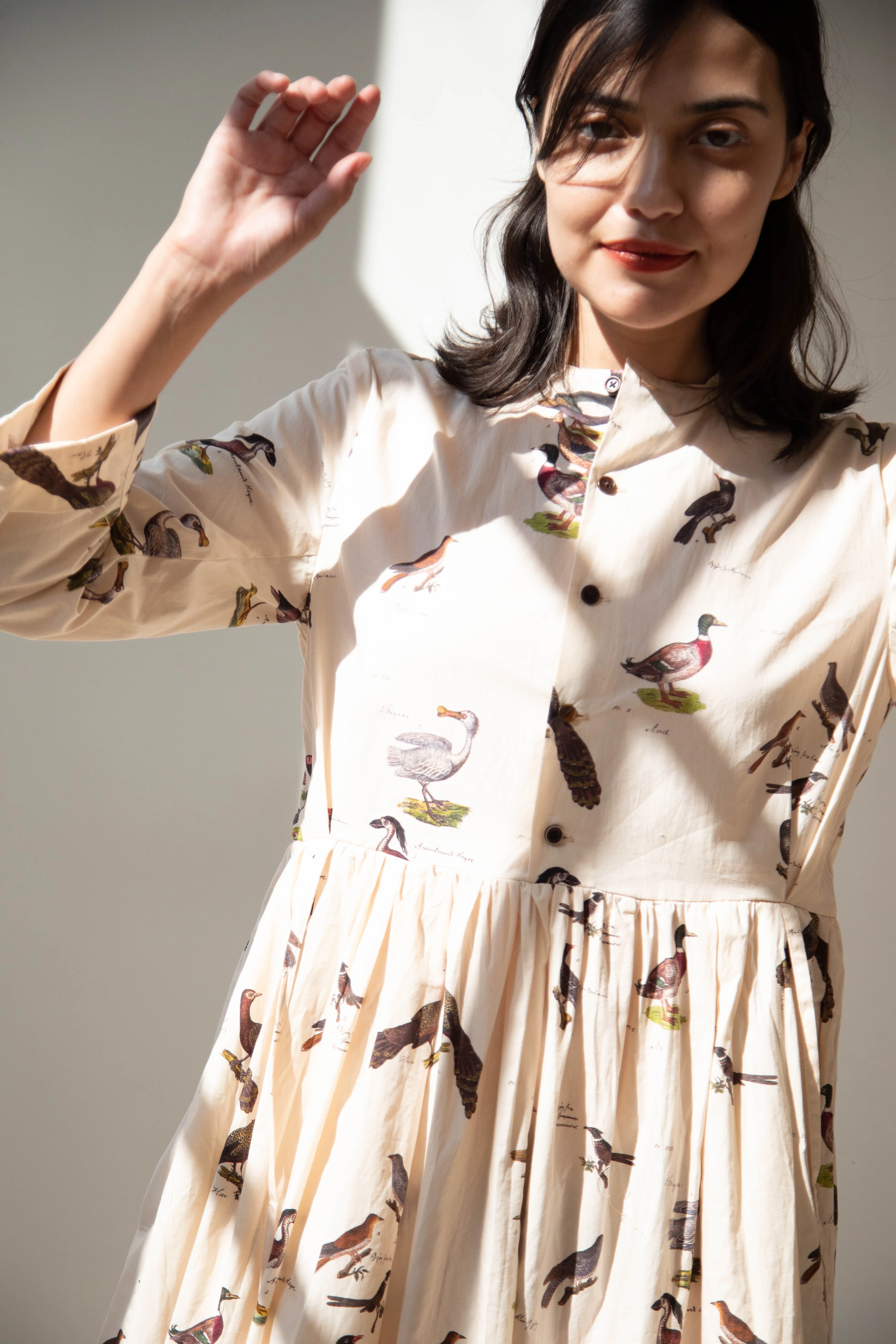 Aleksandr Manamïs | Loose Front Dress in Birds - Image 30