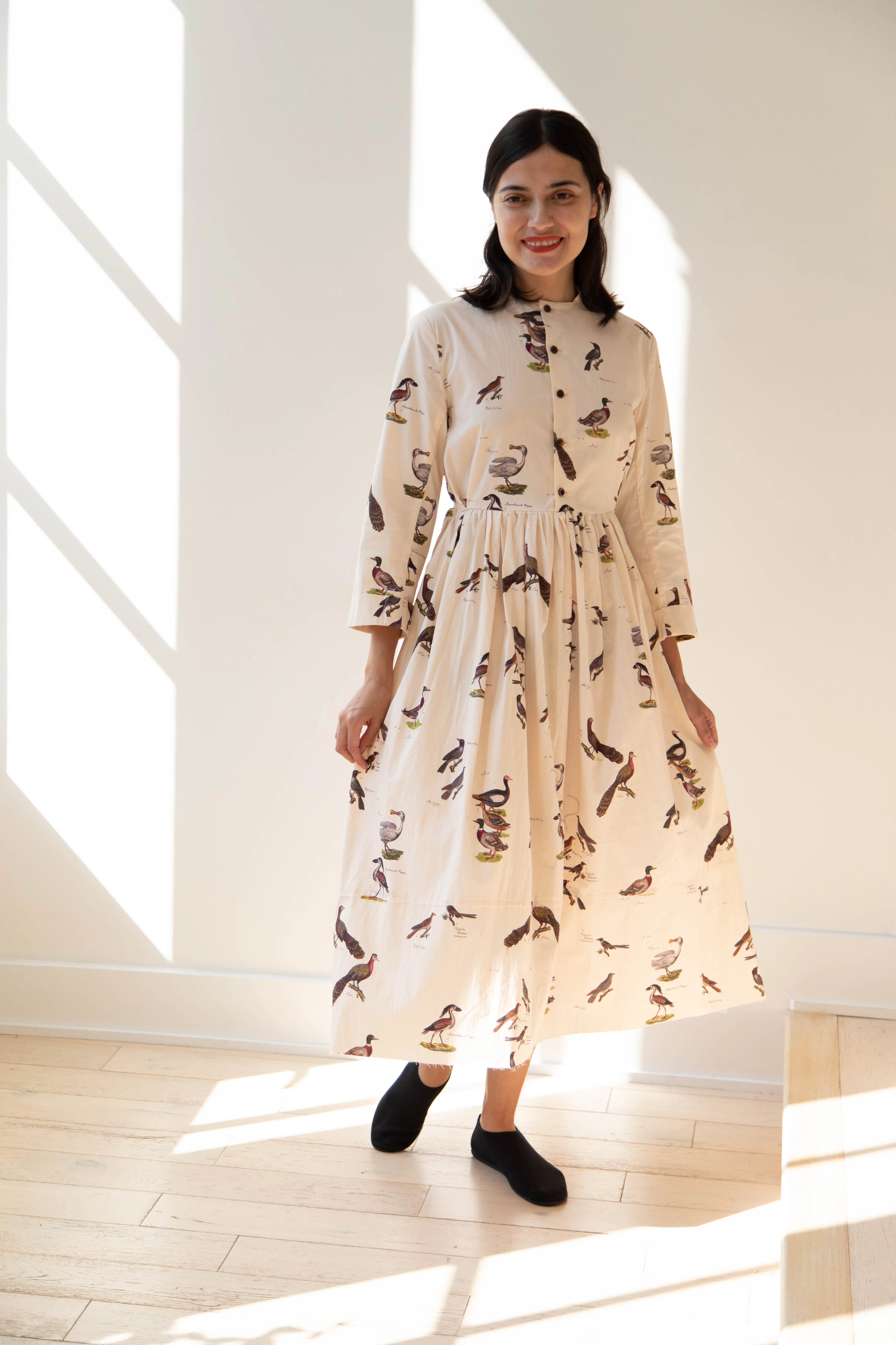 Aleksandr Manamïs | Loose Front Dress in Birds - Image 37