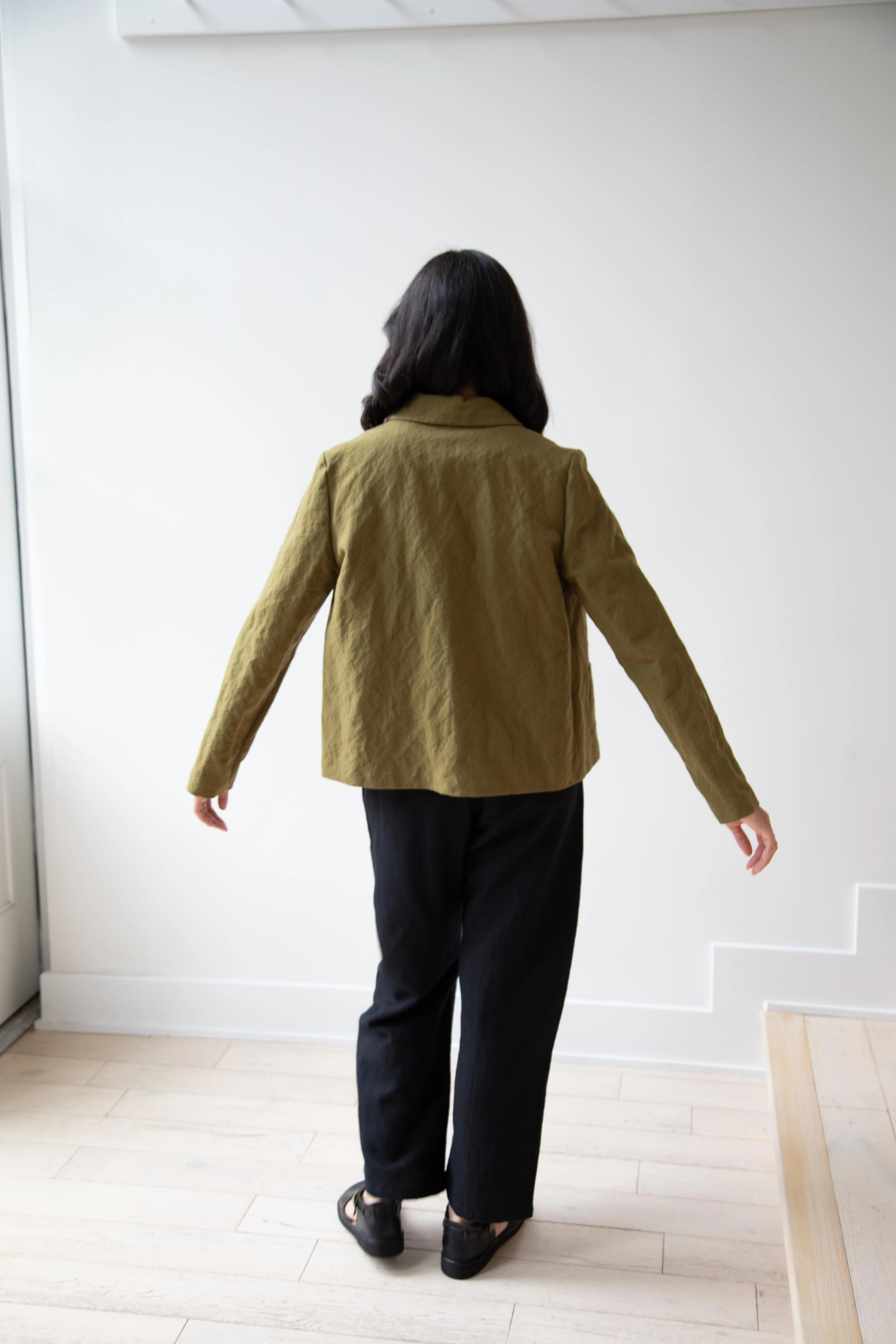Apuntob | Cotton Wool Jacket in Forest - Image 18