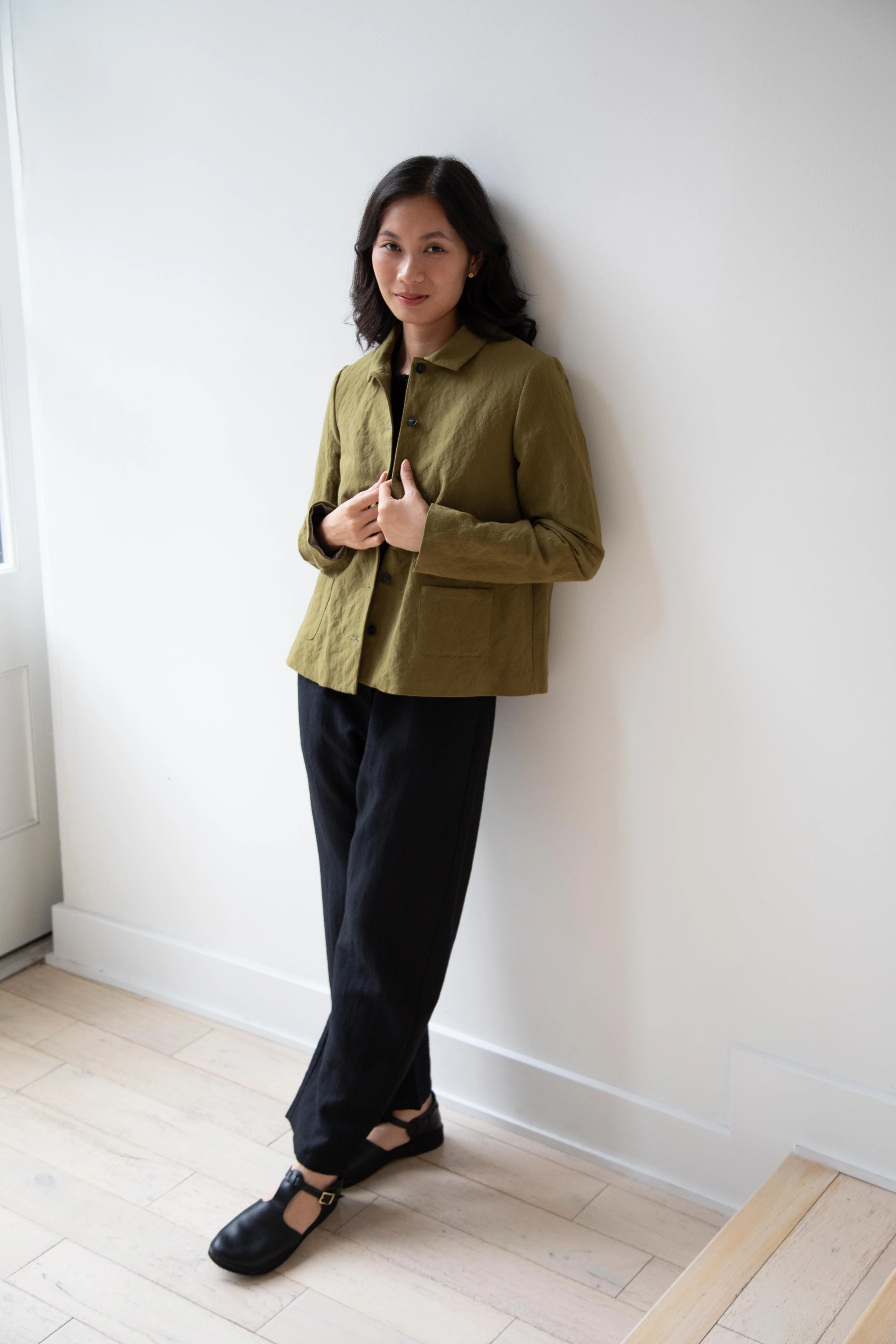Apuntob | Cotton Wool Jacket in Forest - Image 22