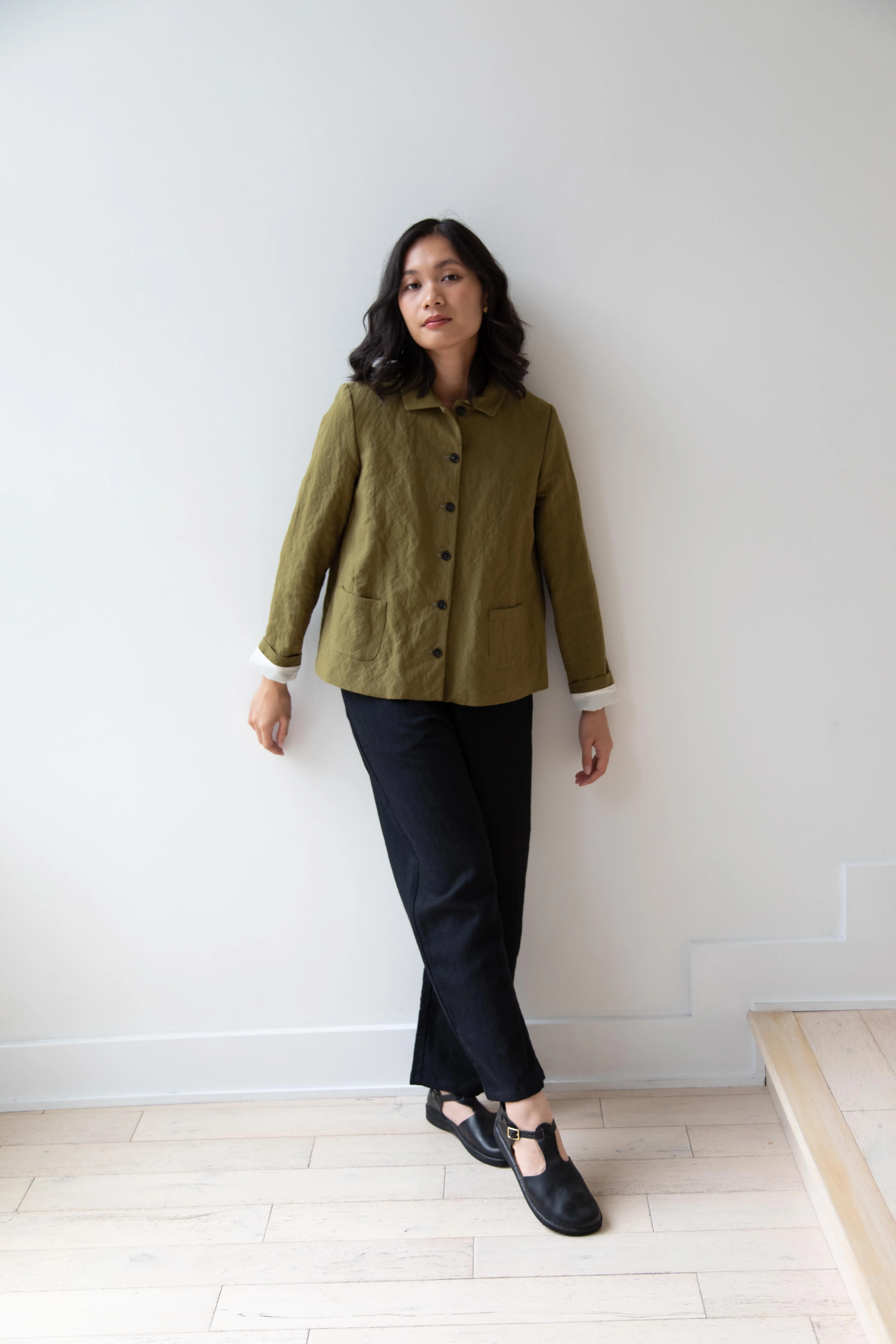 Apuntob | Cotton Wool Jacket in Forest - Image 25
