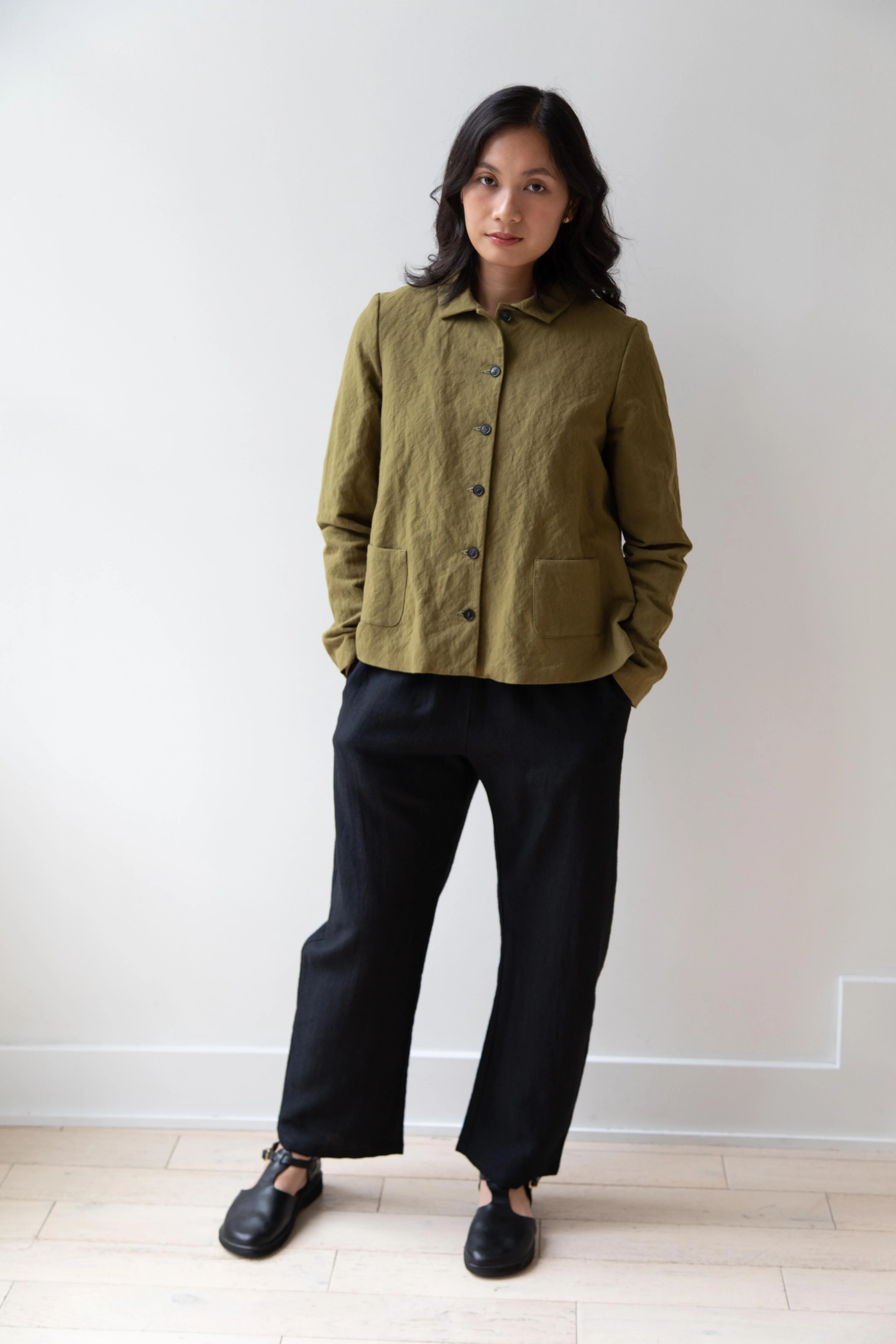 Apuntob | Cotton Wool Jacket in Forest - Image 33