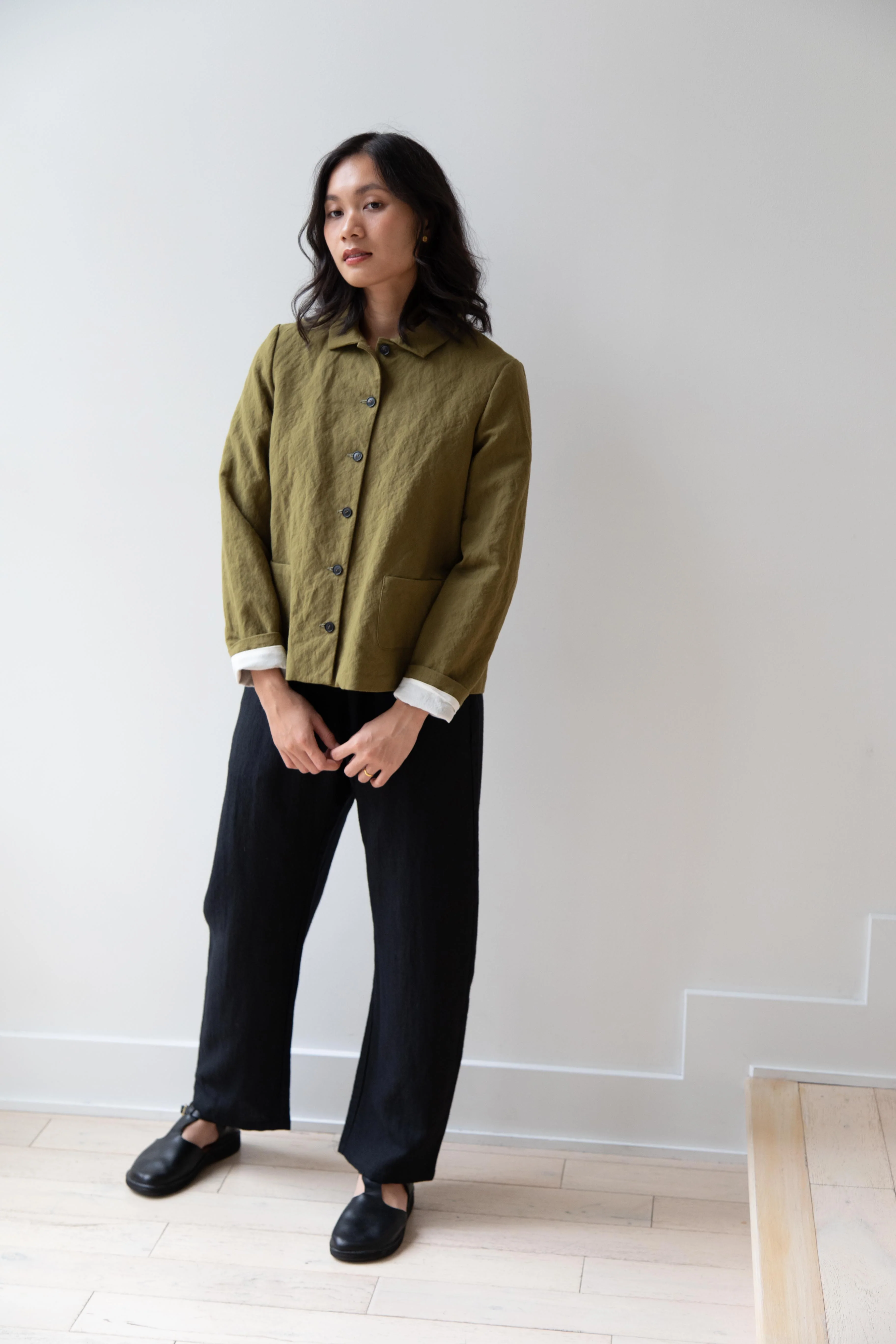 Apuntob | Cotton Wool Jacket in Forest - Image 35