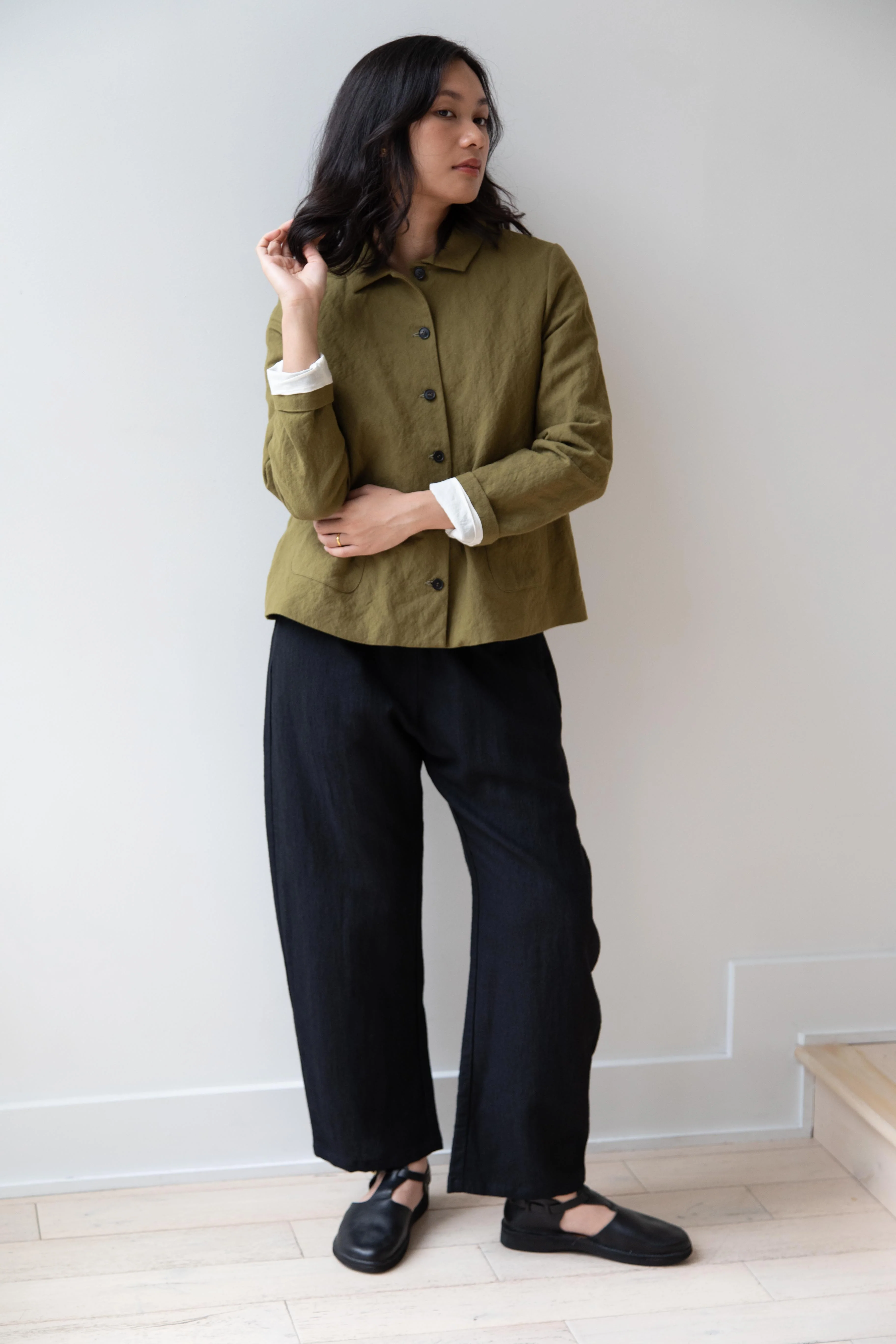 Apuntob | Cotton Wool Jacket in Forest - Image 36
