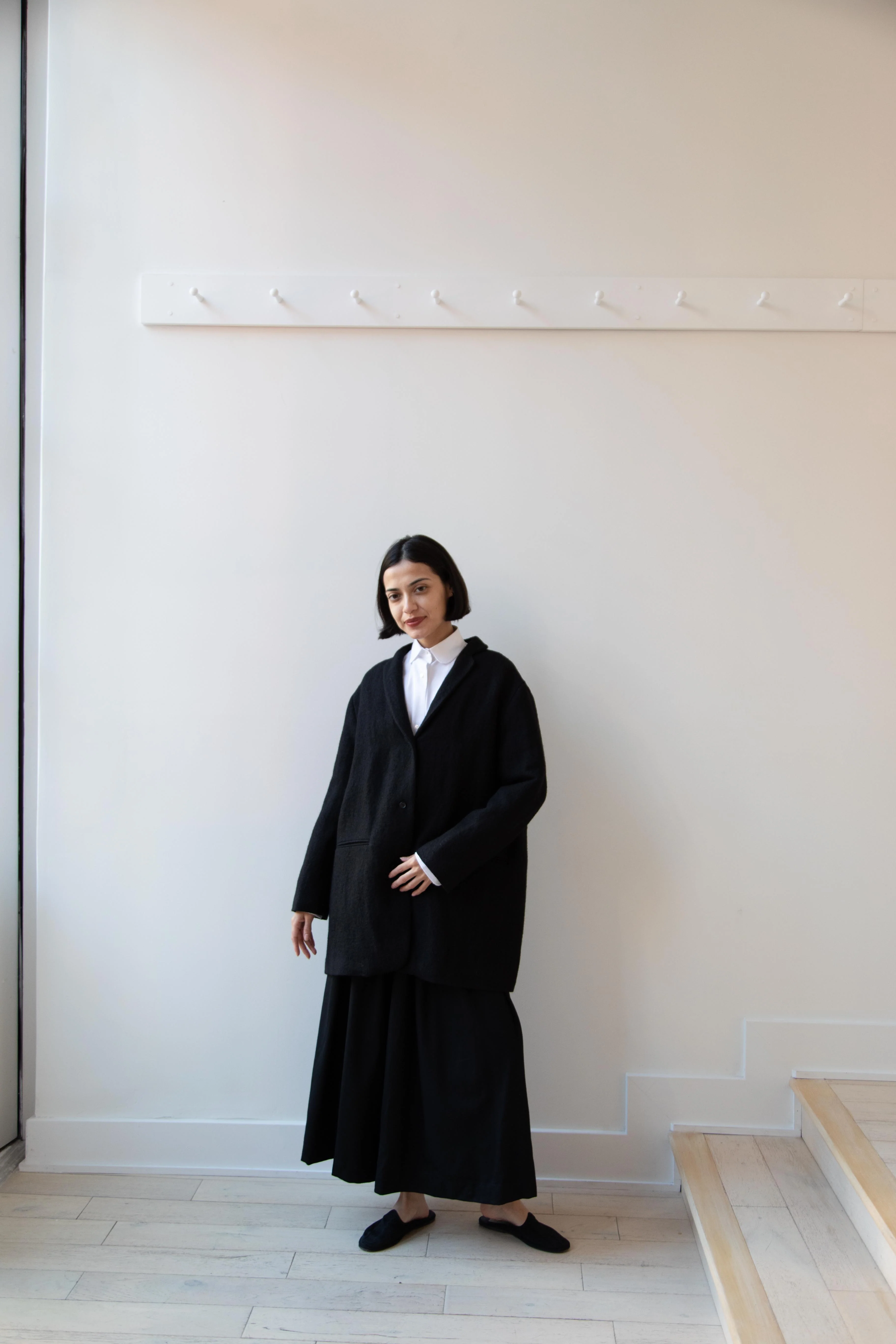 Apuntob | Heavy Hemp and Wool Jacket in Black - Image 20
