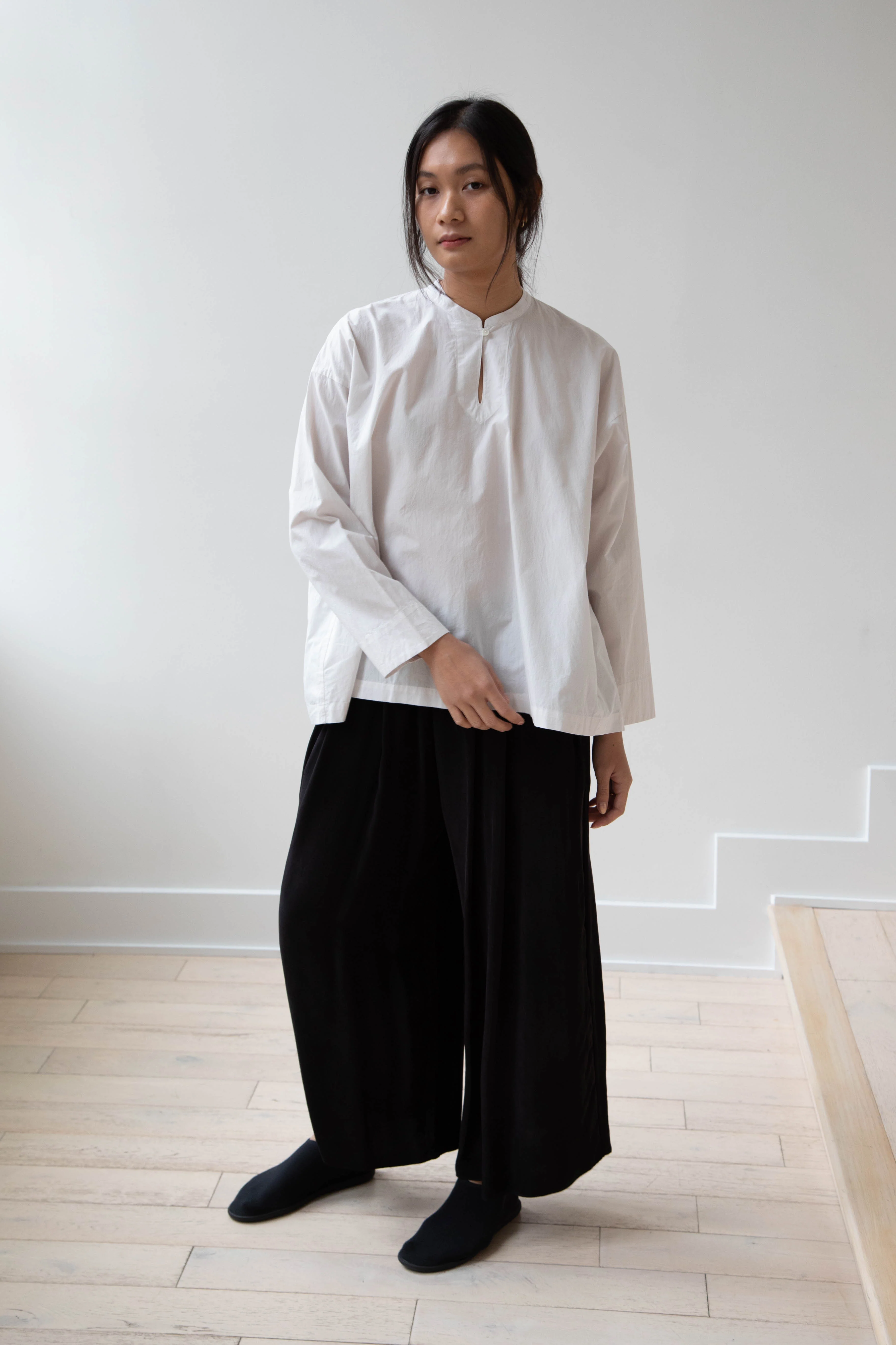 Arts & Science | Back Smocking Blouse in Vintage White - Image 15