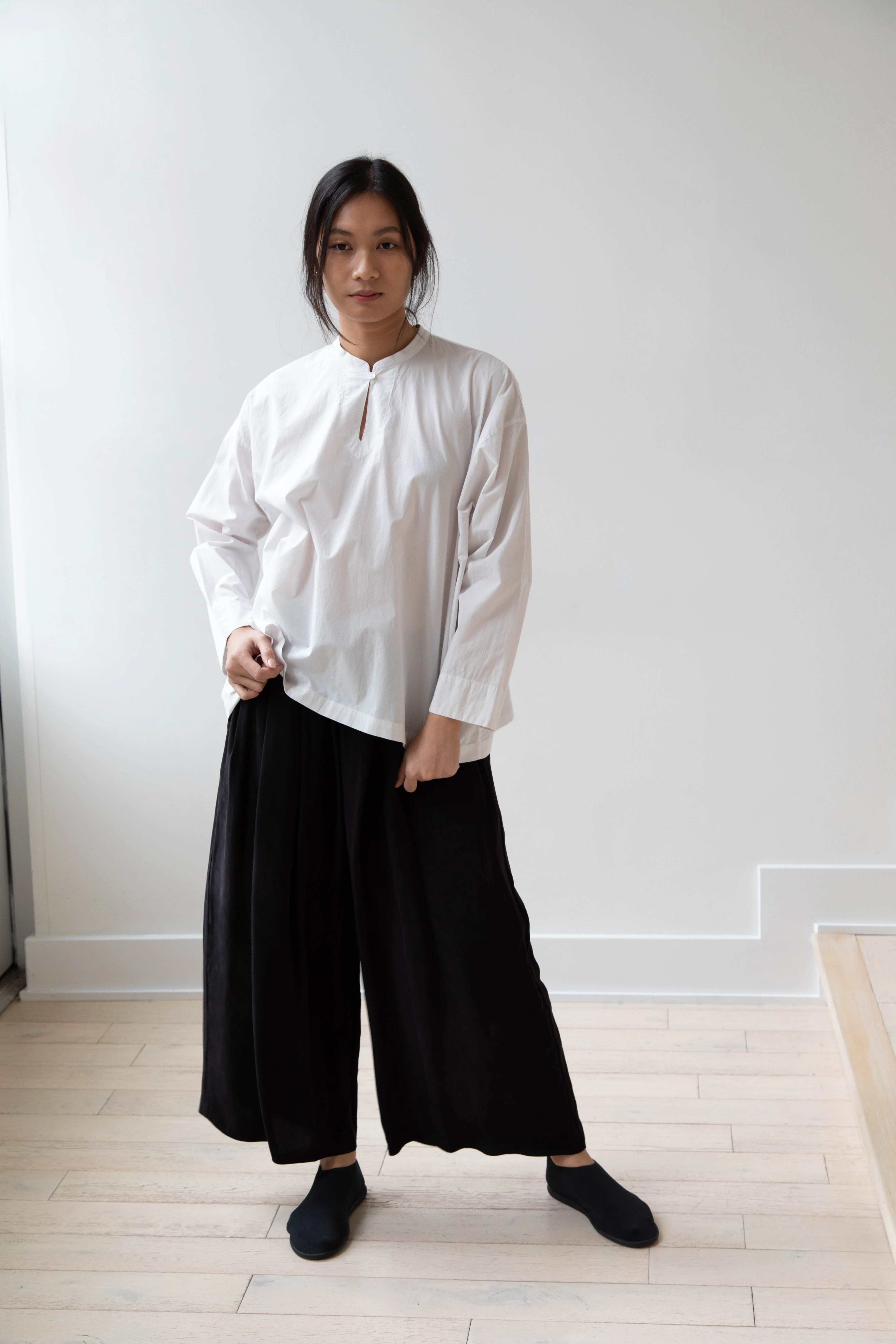 Arts & Science | Back Smocking Blouse in Vintage White - Image 16