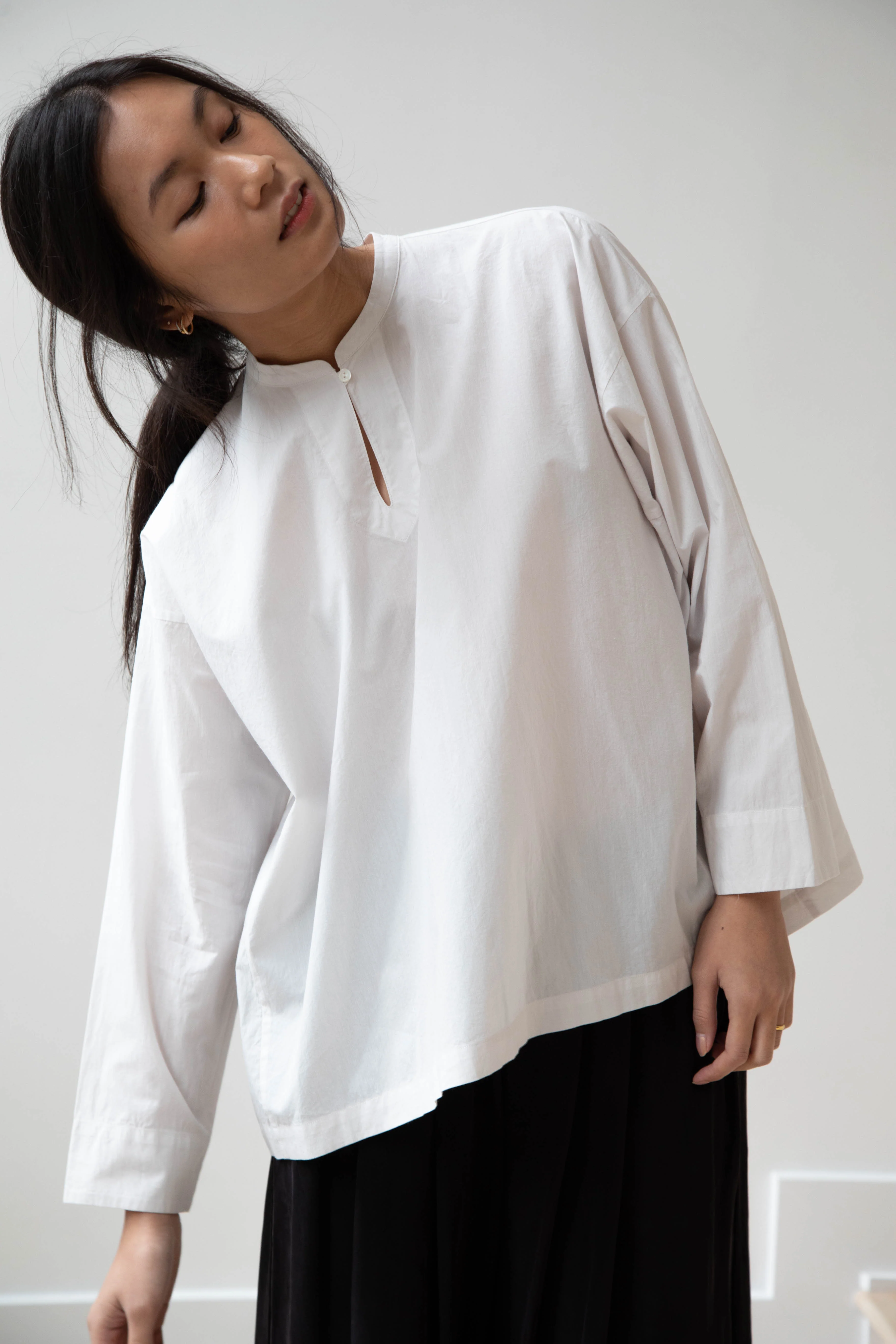 Arts & Science | Back Smocking Blouse in Vintage White - Image 18