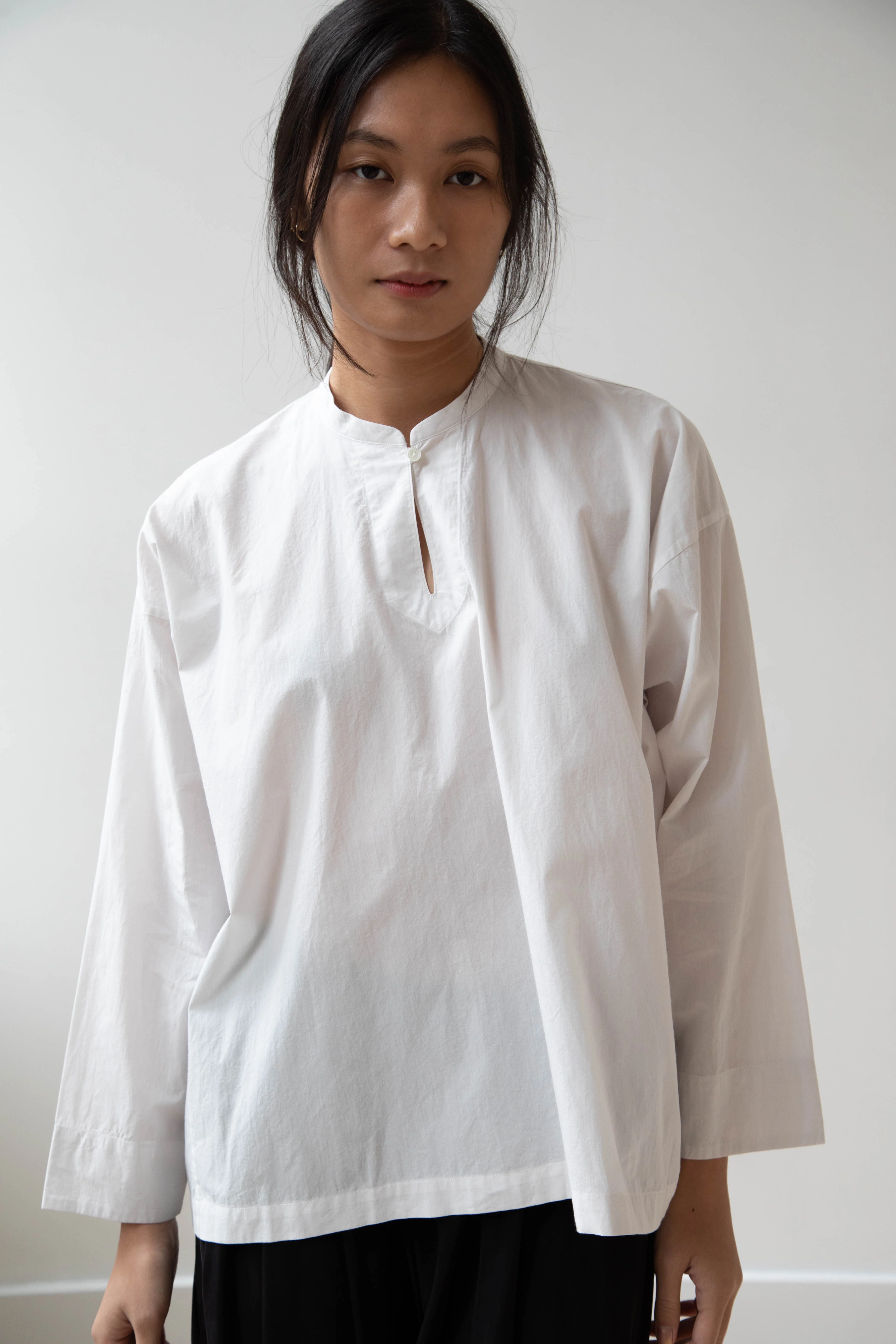 Arts & Science | Back Smocking Blouse in Vintage White - Image 2