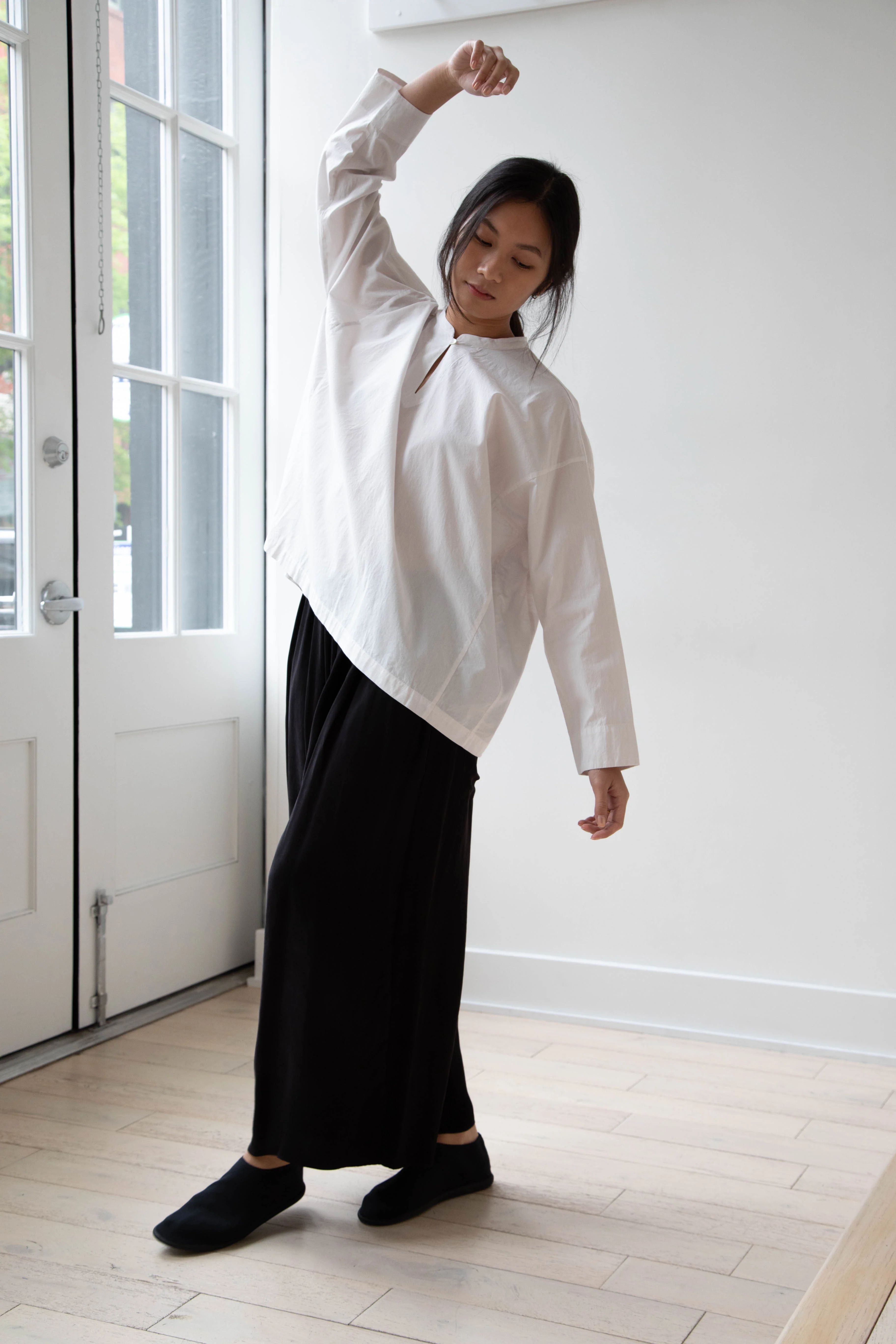 Arts & Science | Back Smocking Blouse in Vintage White - Image 21