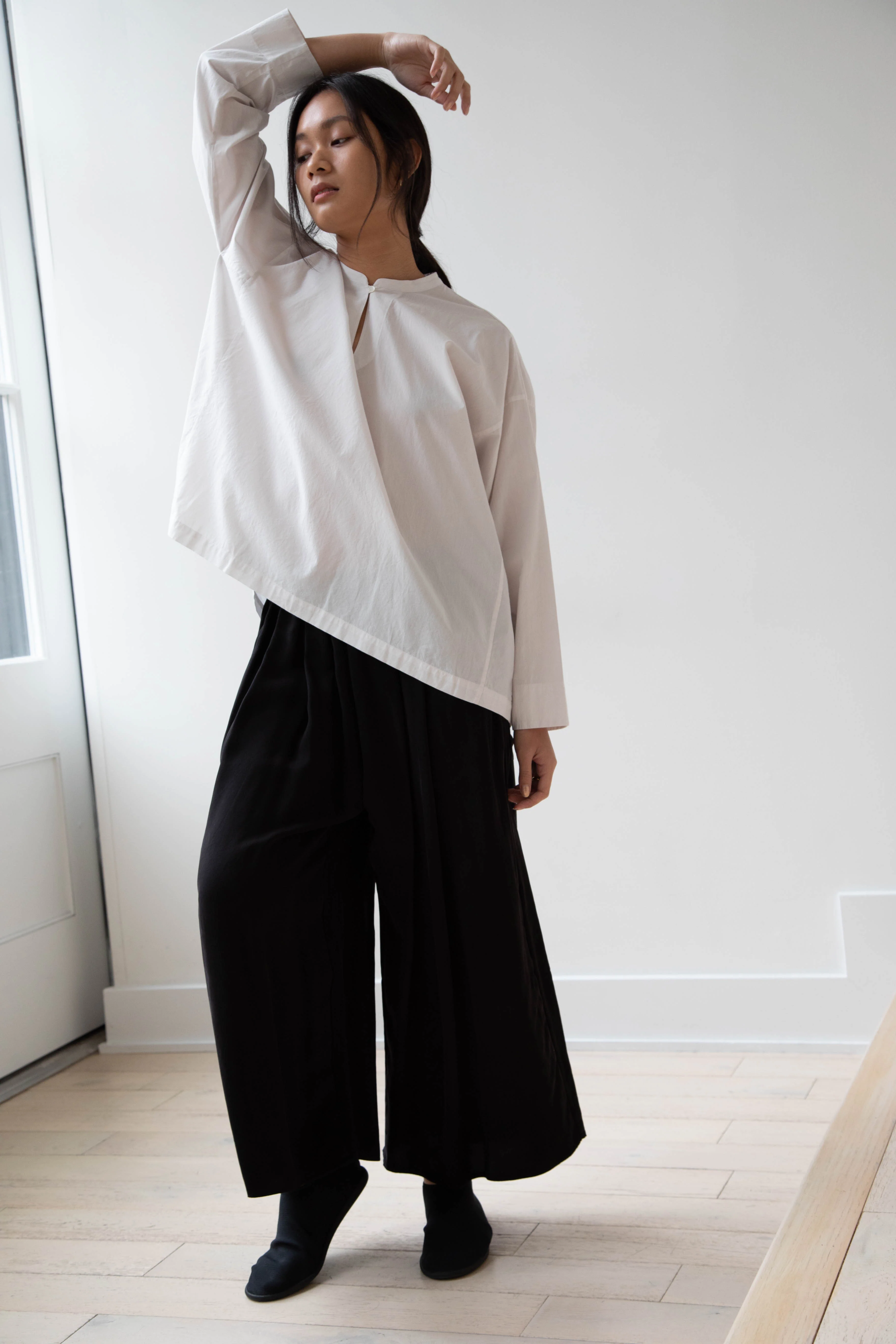 Arts & Science | Back Smocking Blouse in Vintage White - Image 22