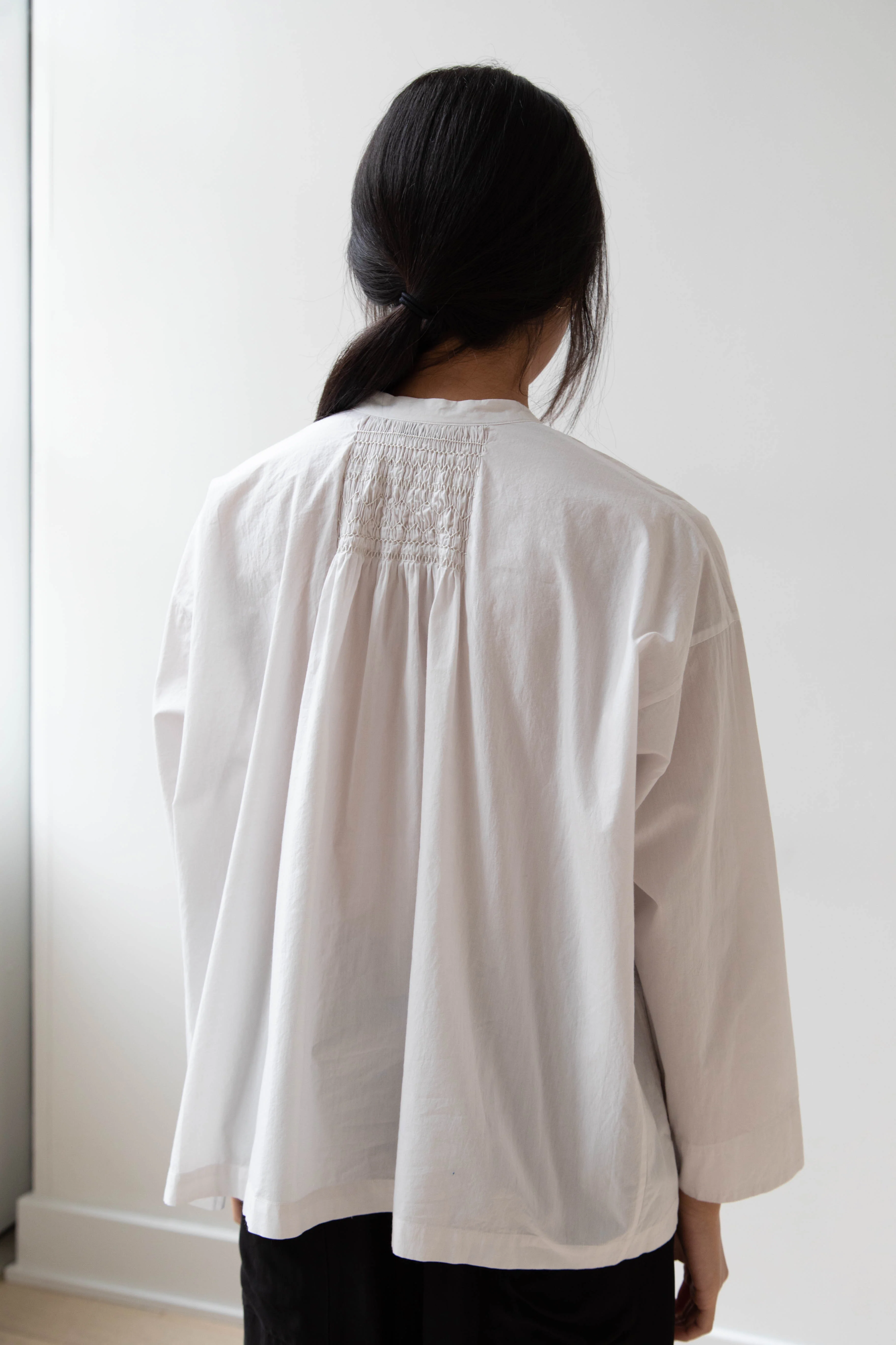 Arts & Science | Back Smocking Blouse in Vintage White - Image 23