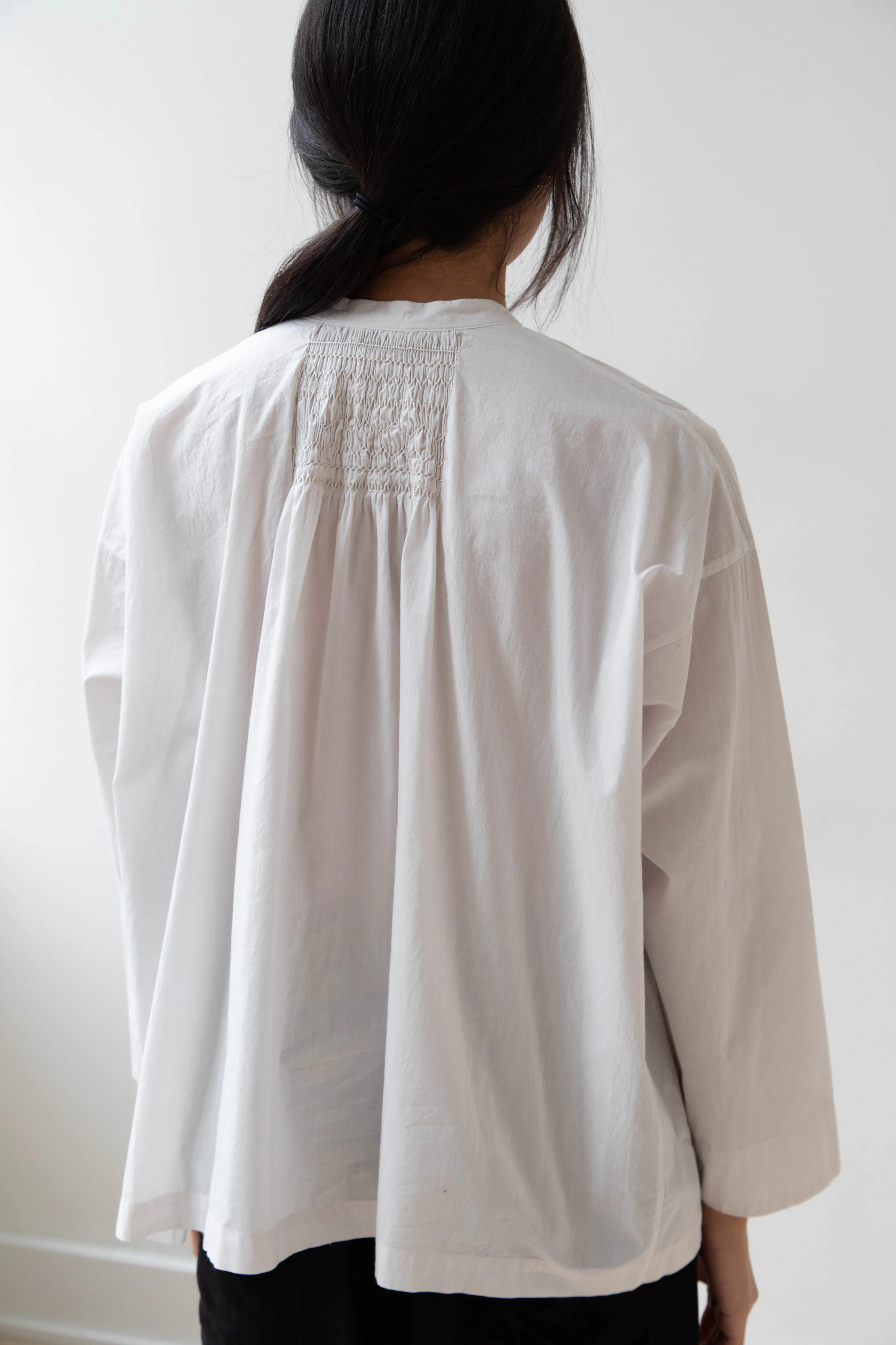 Arts & Science | Back Smocking Blouse in Vintage White - Image 24