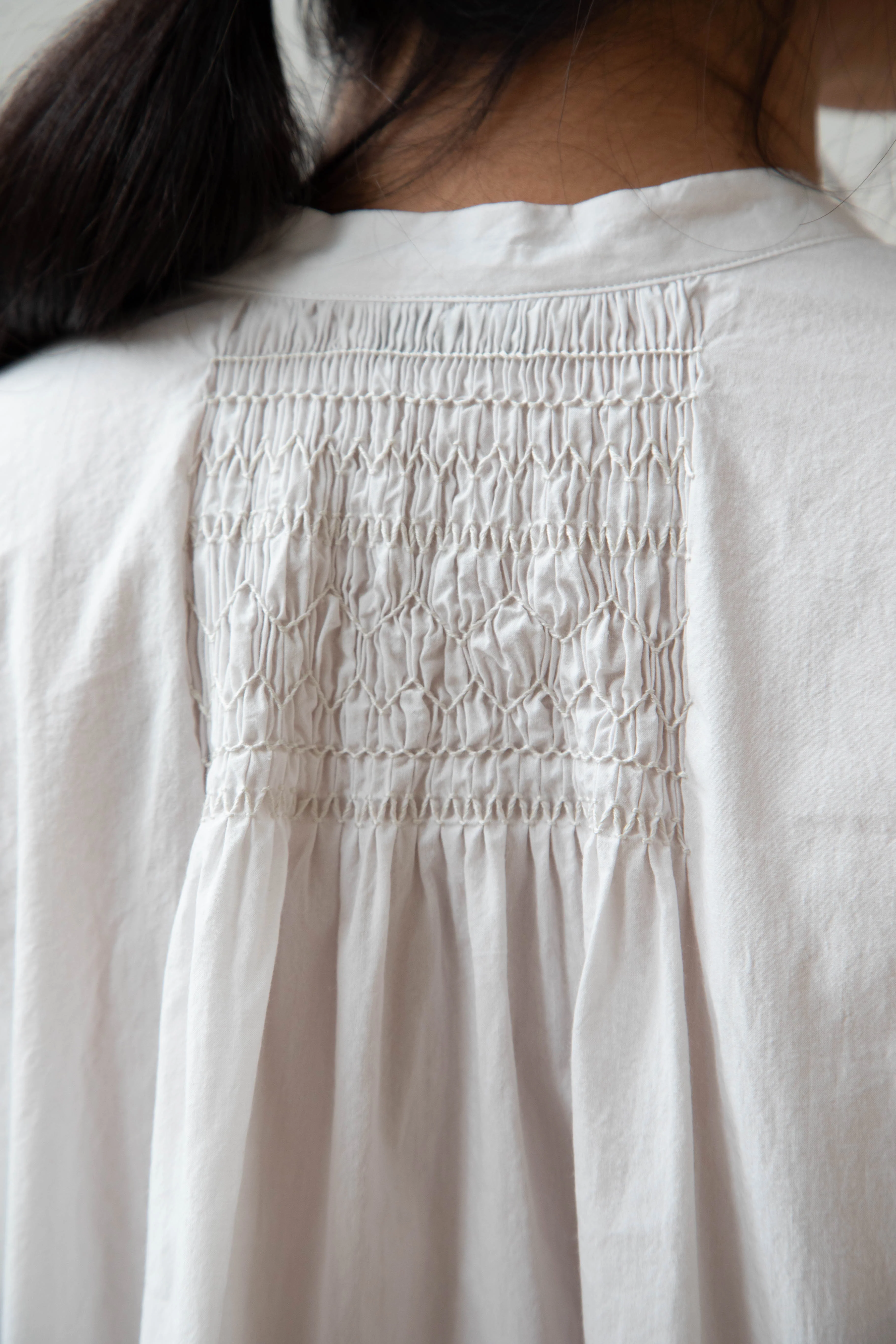 Arts & Science | Back Smocking Blouse in Vintage White - Image 25