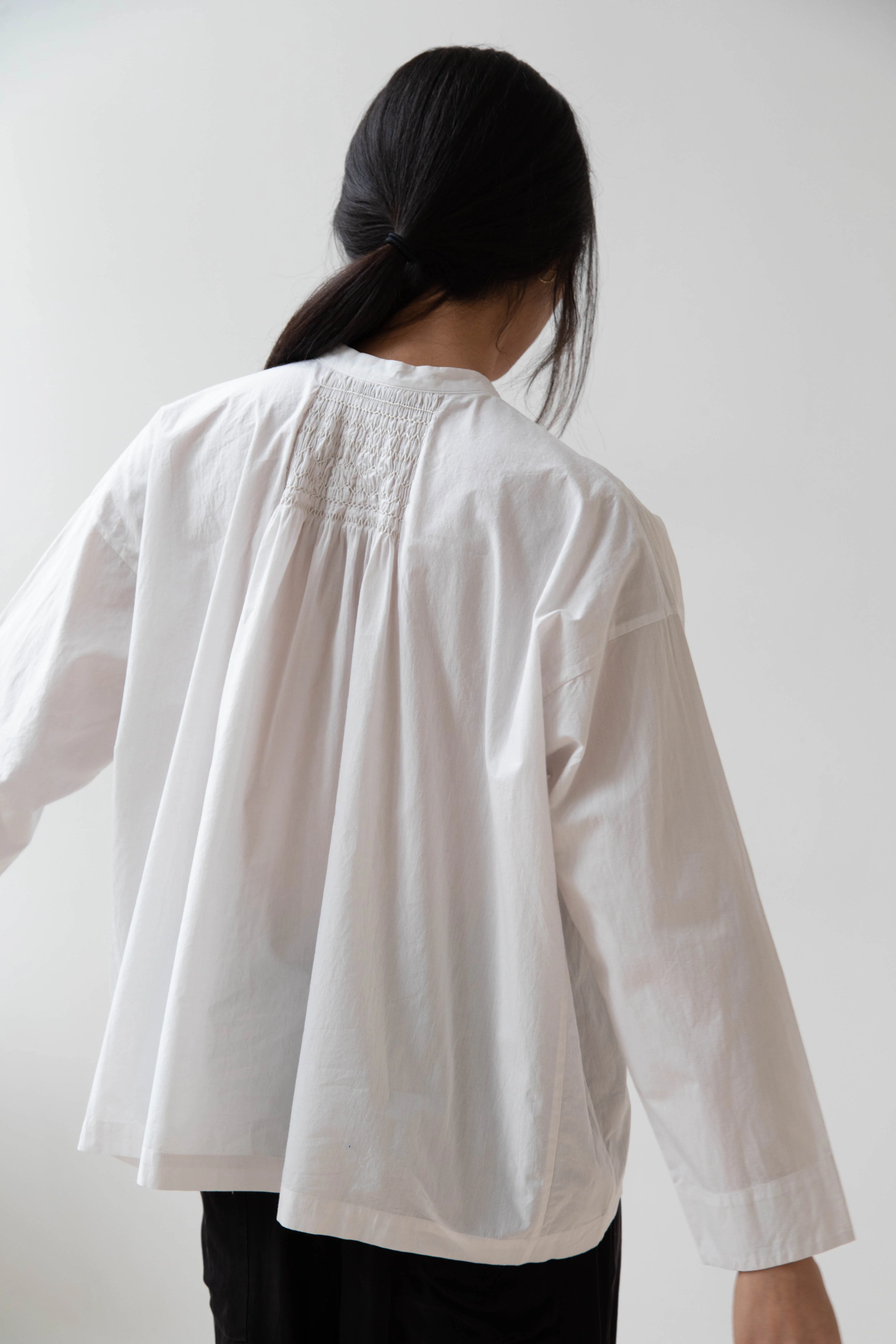 Arts & Science | Back Smocking Blouse in Vintage White - Image 26