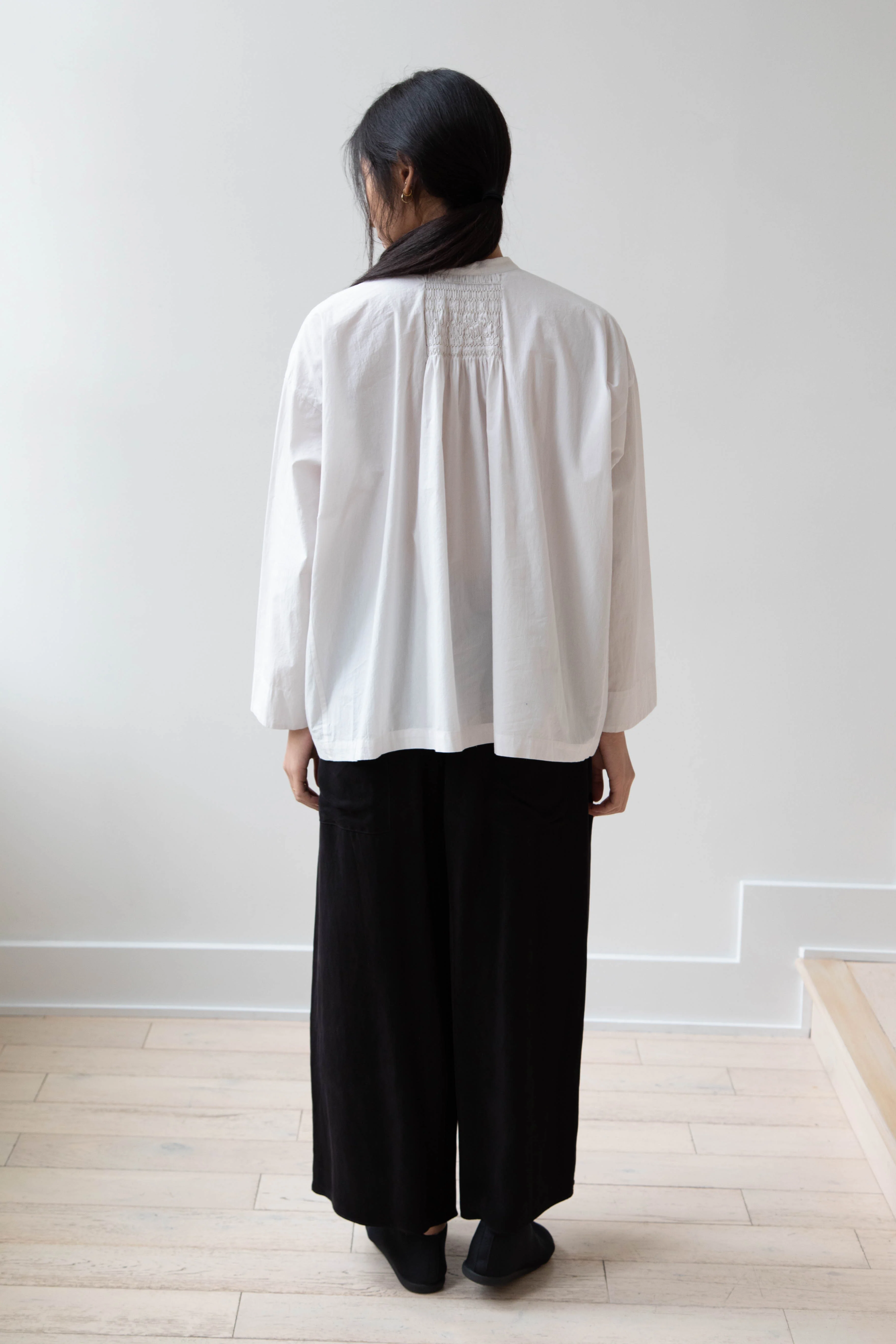 Arts & Science | Back Smocking Blouse in Vintage White - Image 27