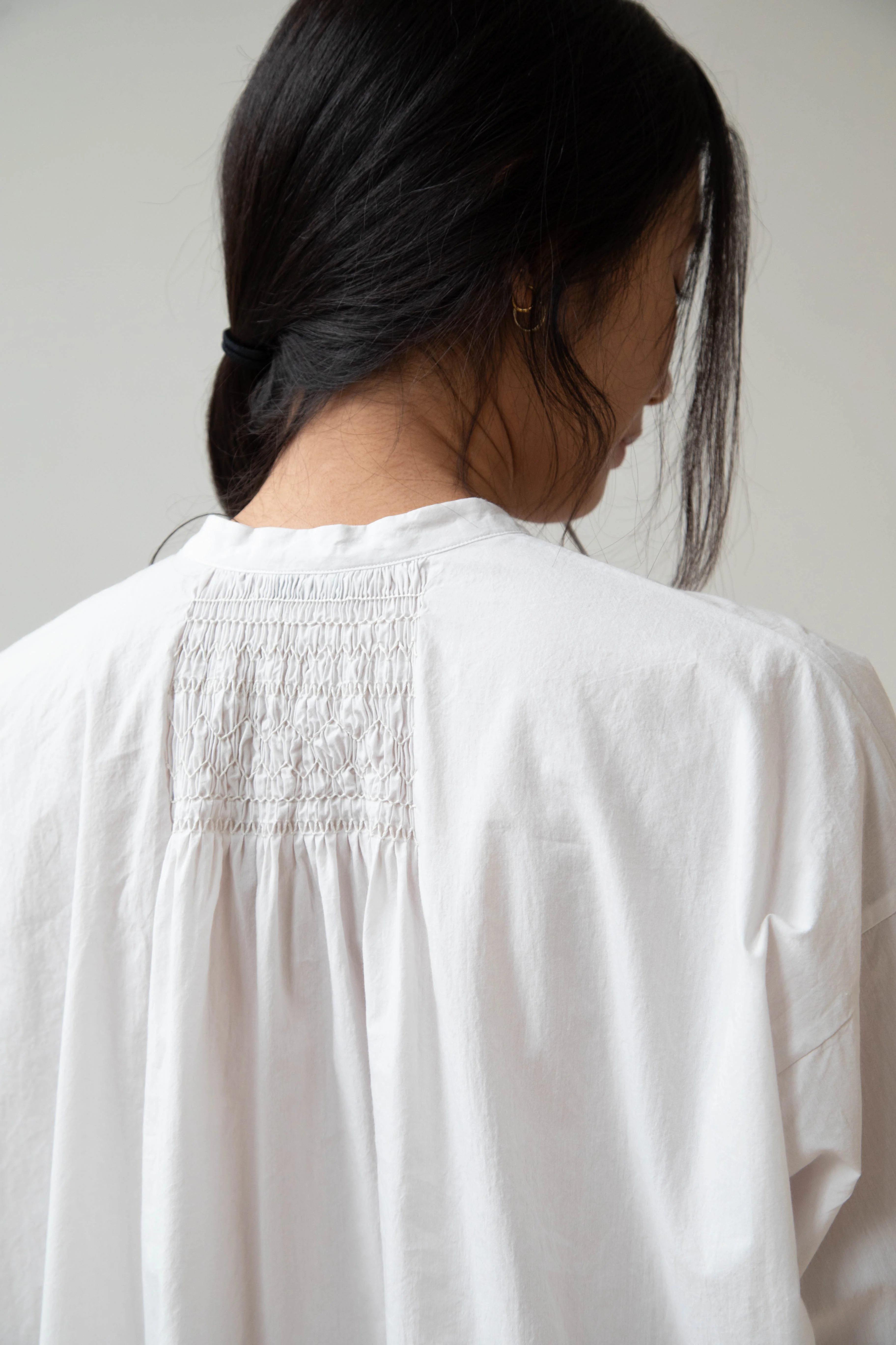 Arts & Science | Back Smocking Blouse in Vintage White - Image 29