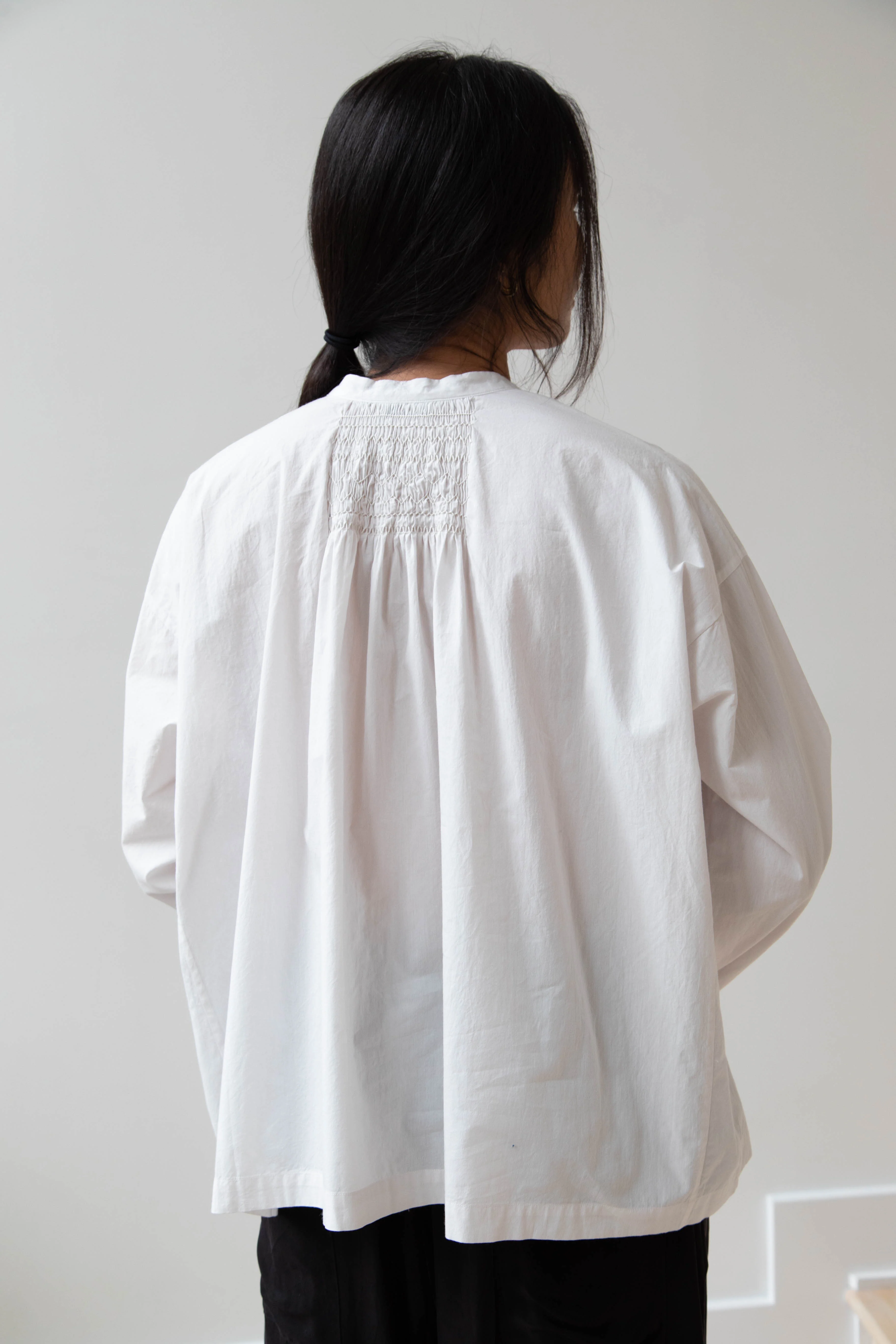 Arts & Science | Back Smocking Blouse in Vintage White - Image 30