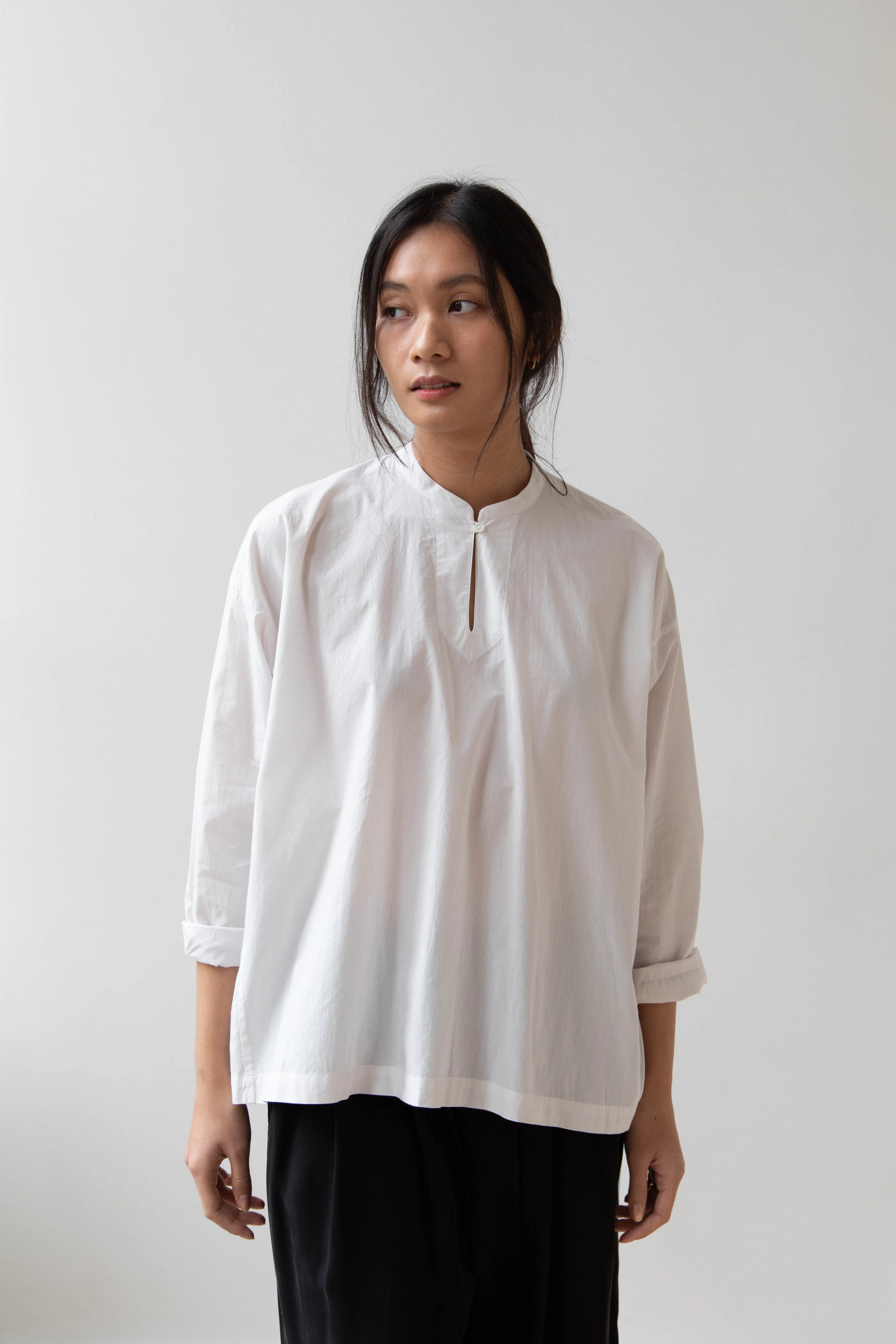 Arts & Science | Back Smocking Blouse in Vintage White - Image 31