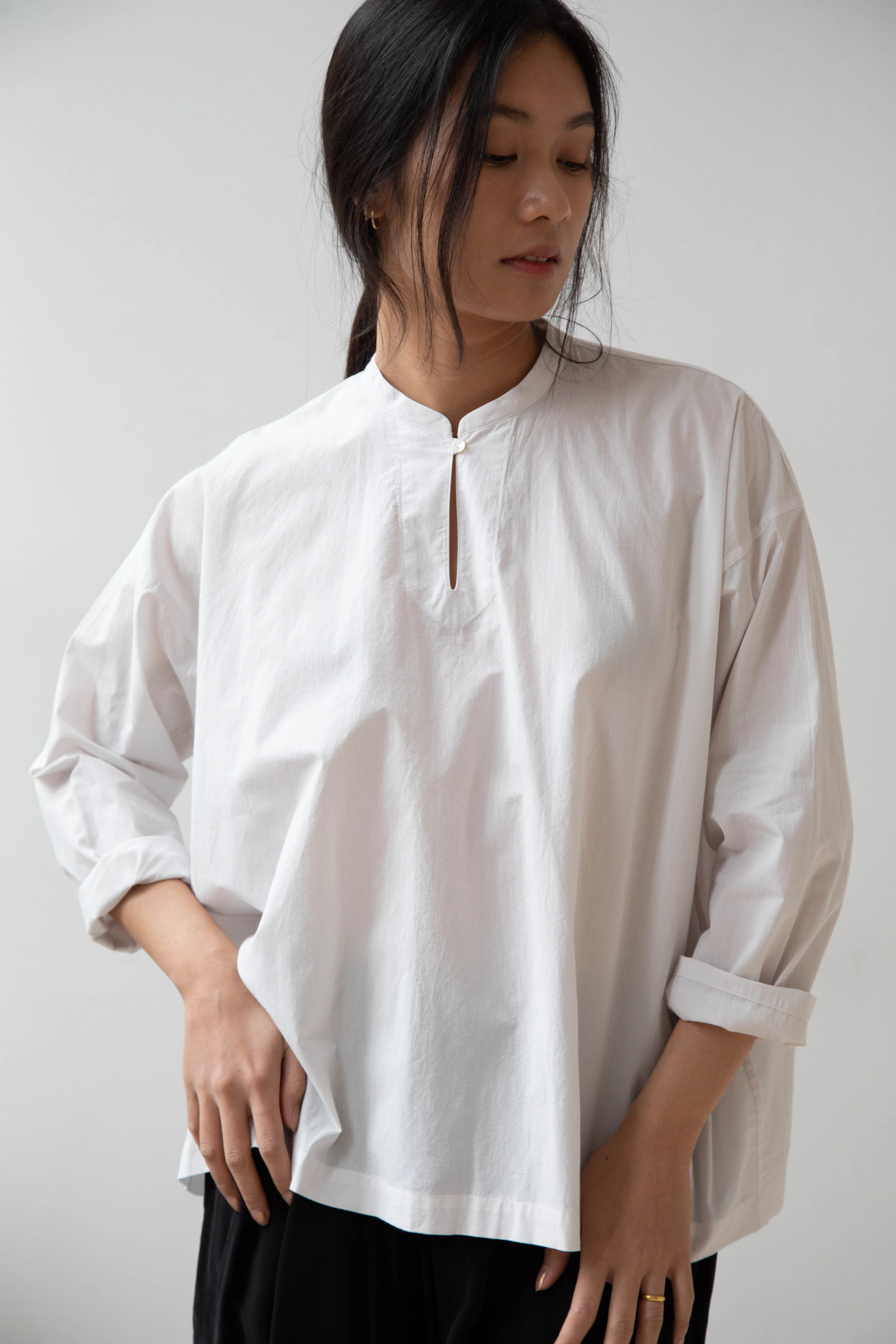 Arts & Science | Back Smocking Blouse in Vintage White - Image 32