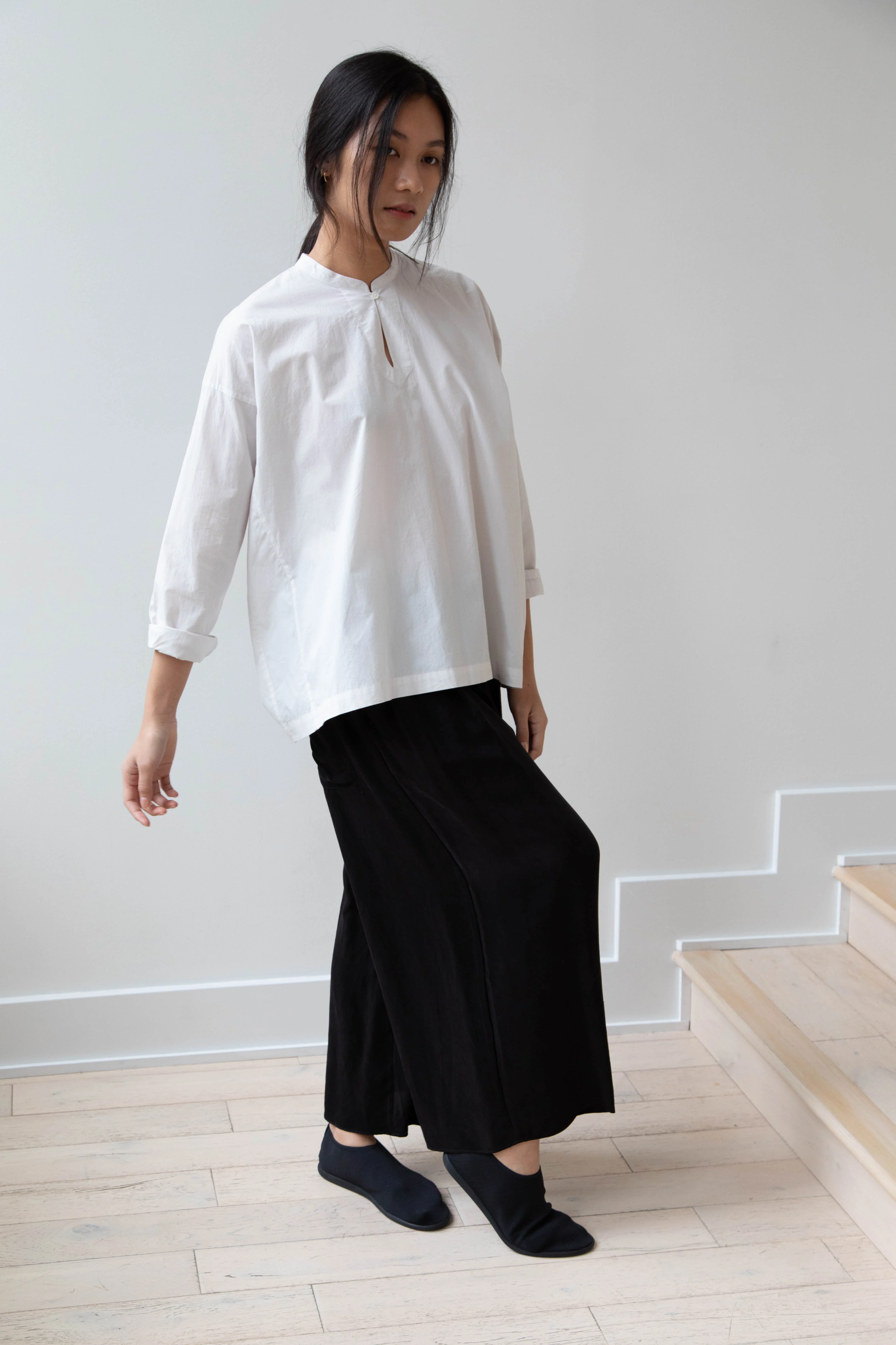 Arts & Science | Back Smocking Blouse in Vintage White - Image 34