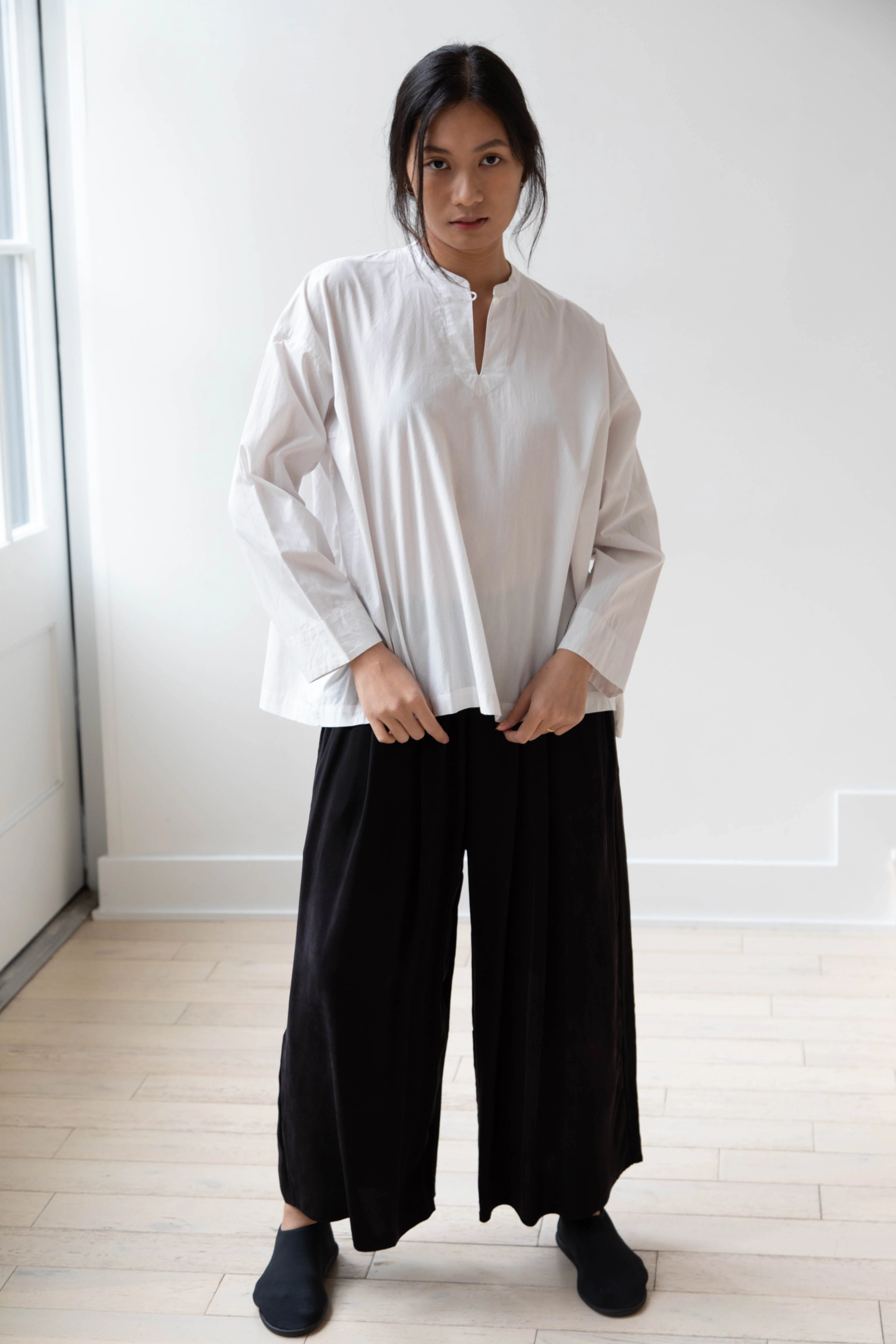Arts & Science | Back Smocking Blouse in Vintage White - Image 7