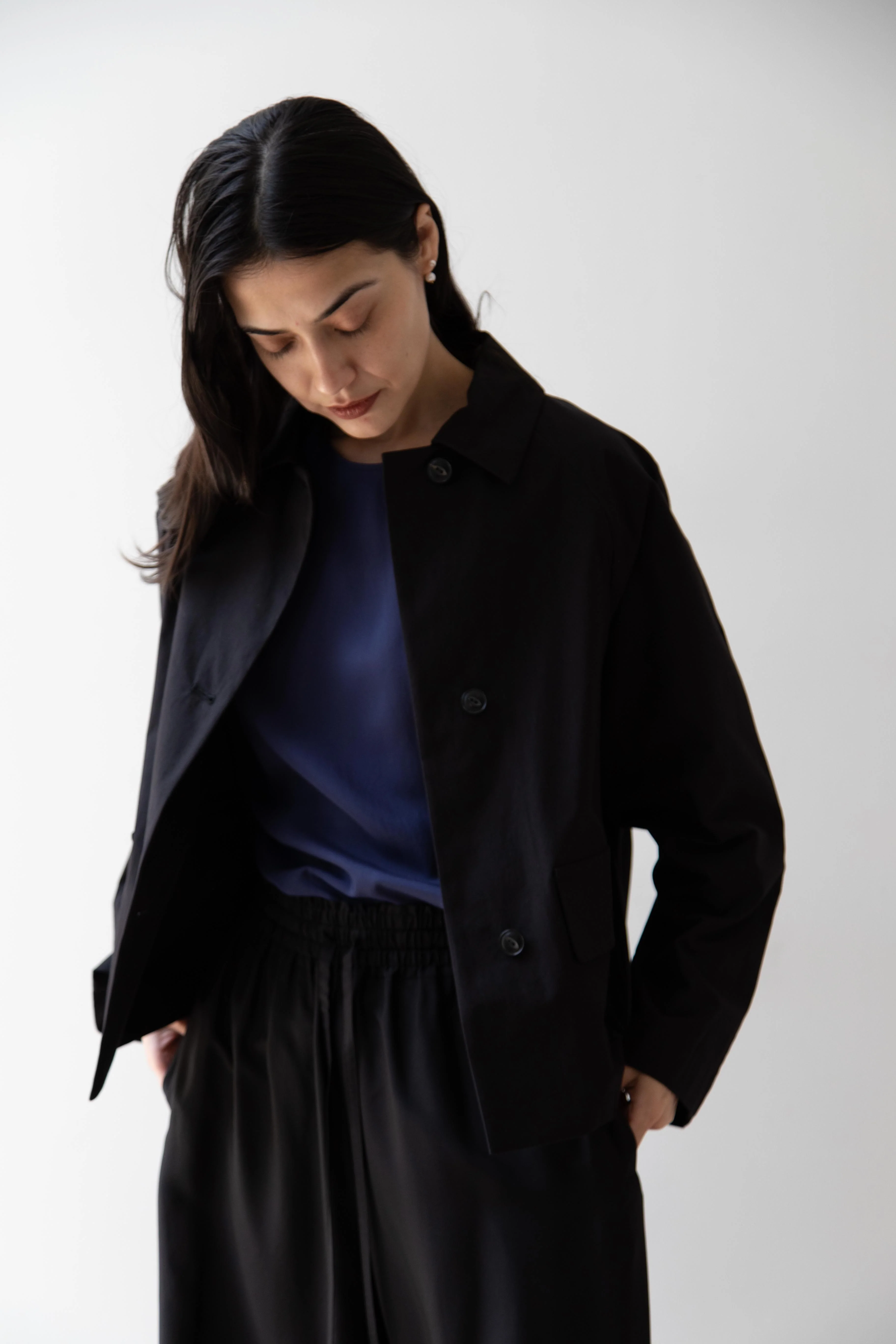 Arts & Science | Bal Collar Cropped Jacket in Black - Image 8