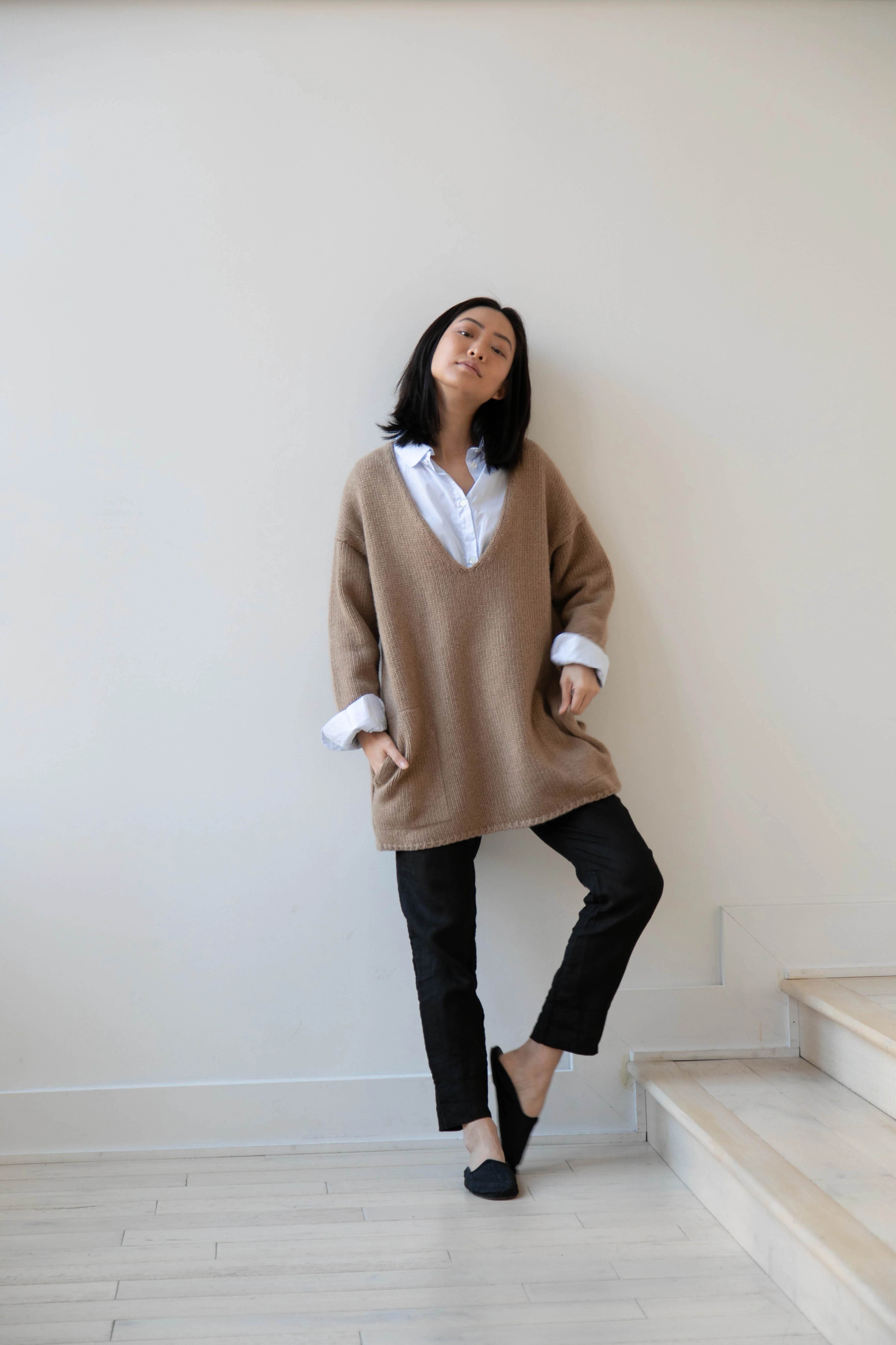 Arts & Science Cashmere Sweater Caramel - Image 12