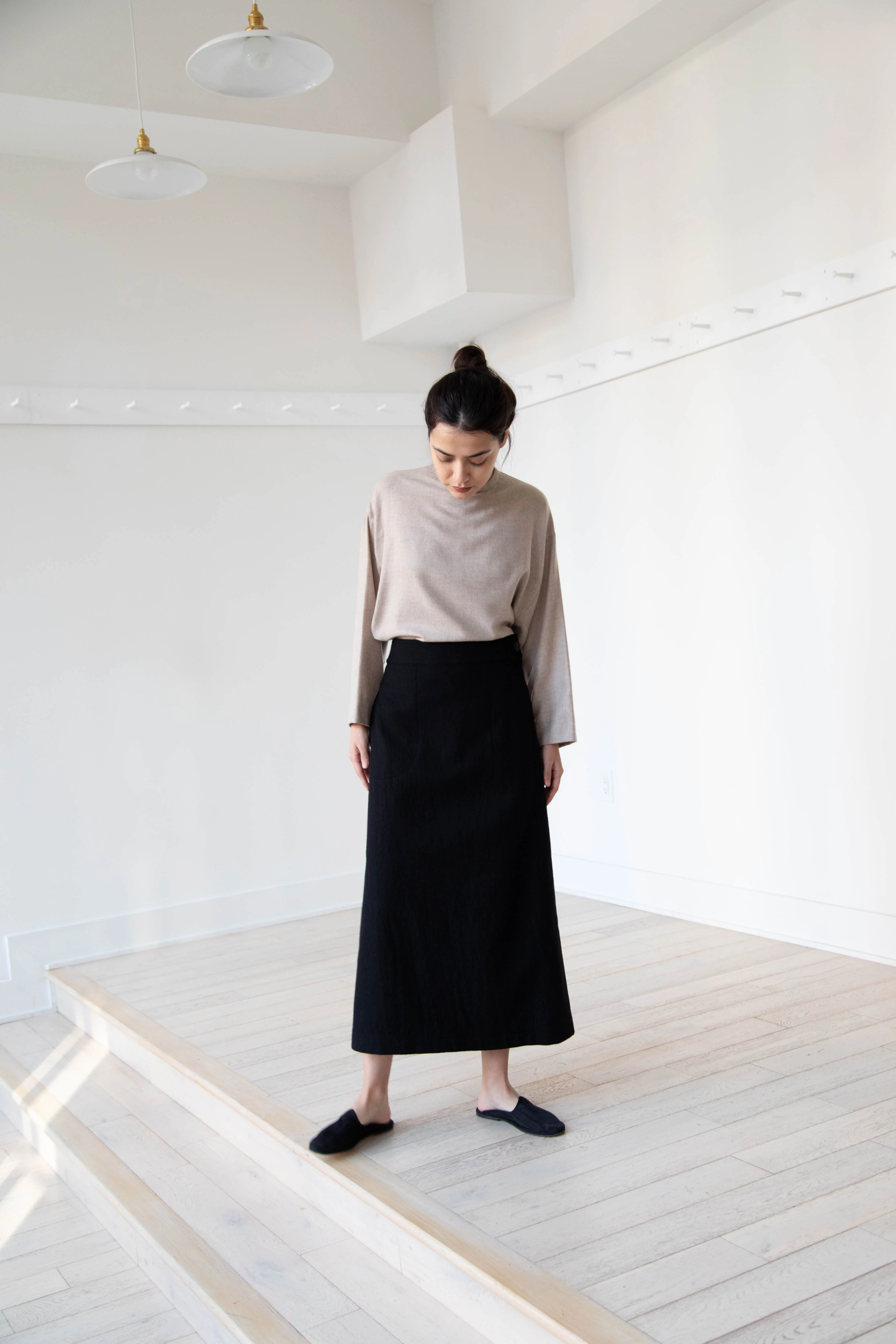 Arts & Science Flared Skirt in Wool - Image 21
