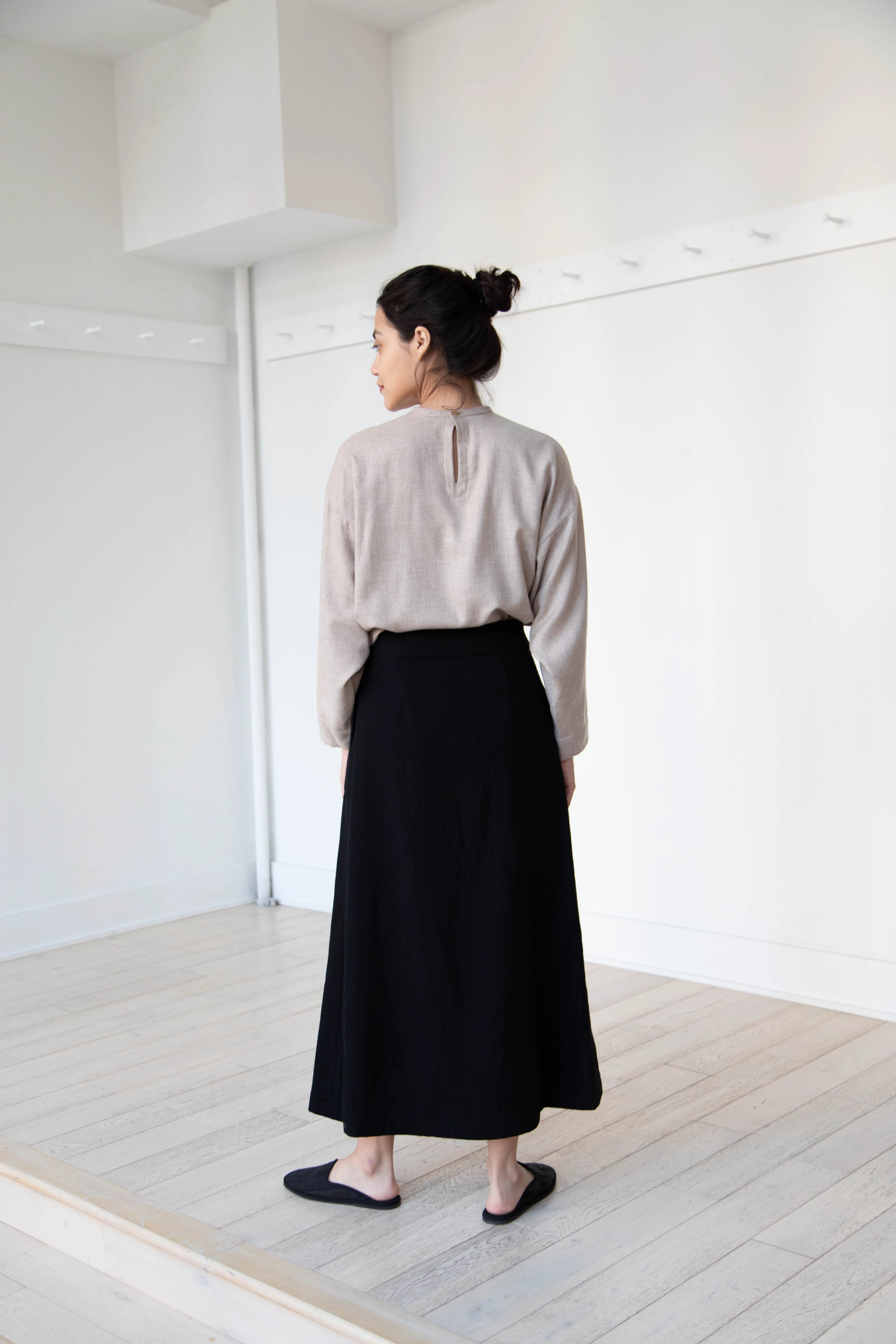 Arts & Science Flared Skirt in Wool - Image 24