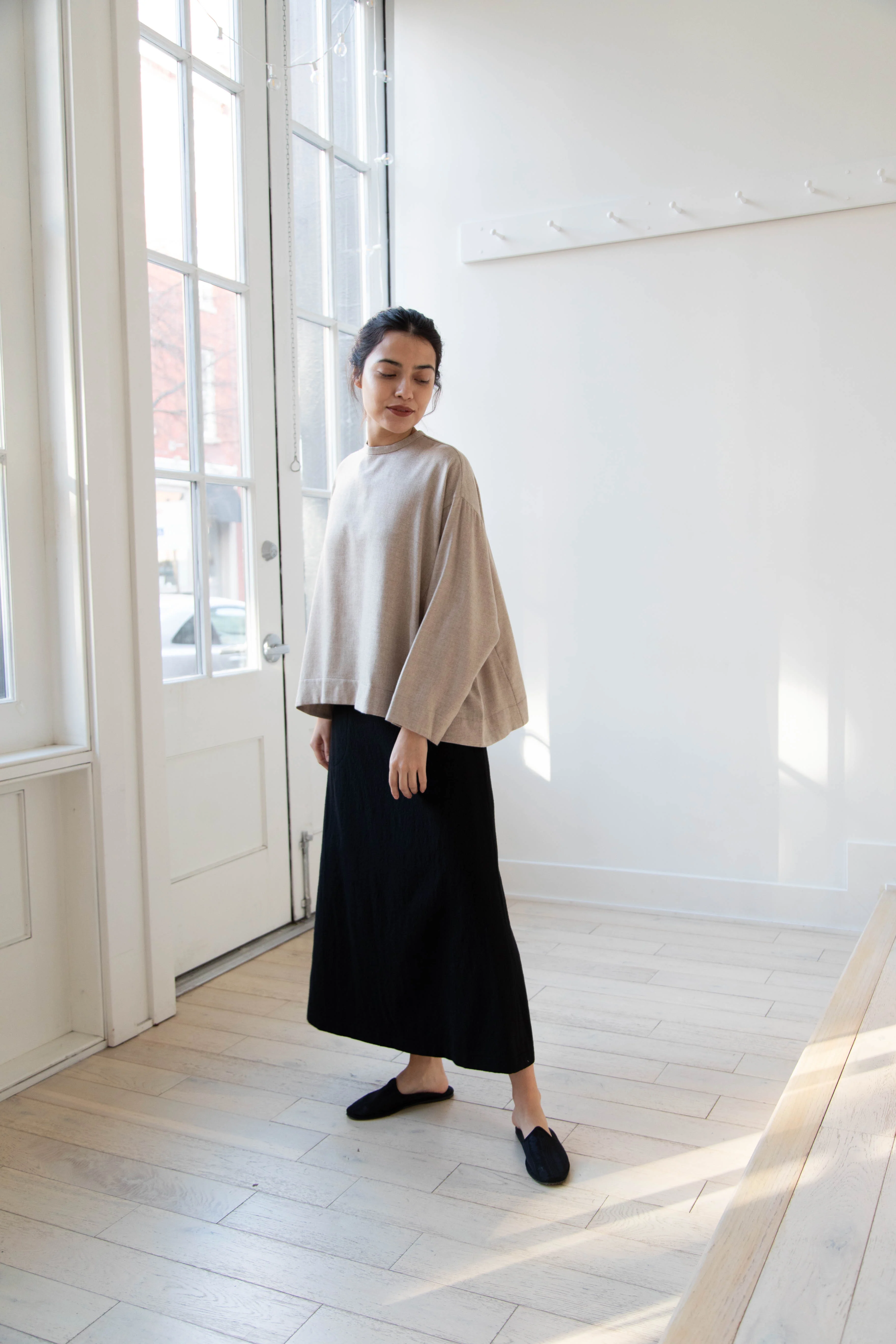 Arts & Science Flared Skirt in Wool - Image 34