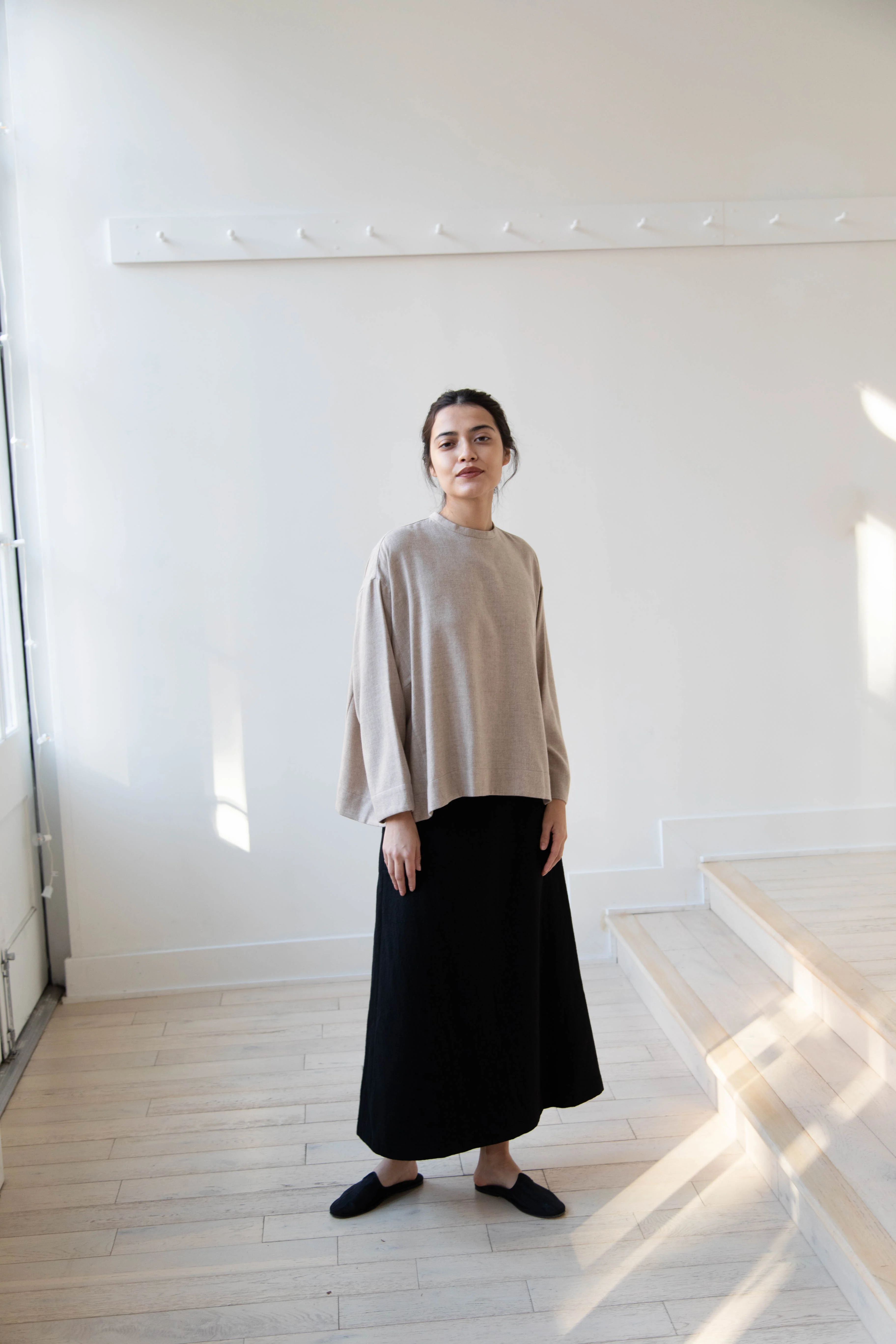 Arts & Science Flared Skirt in Wool - Image 36
