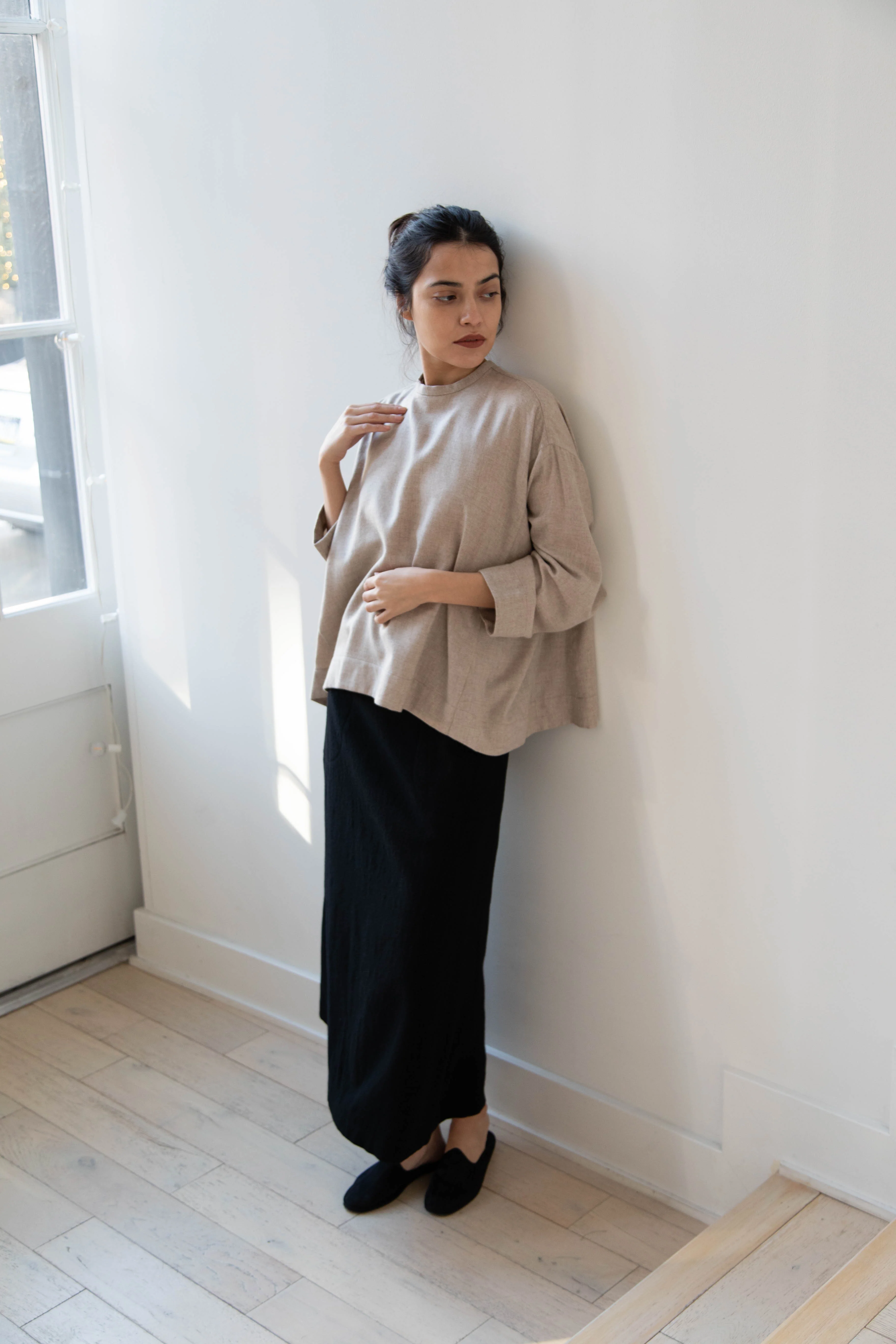 Arts & Science Flared Skirt in Wool - Image 41