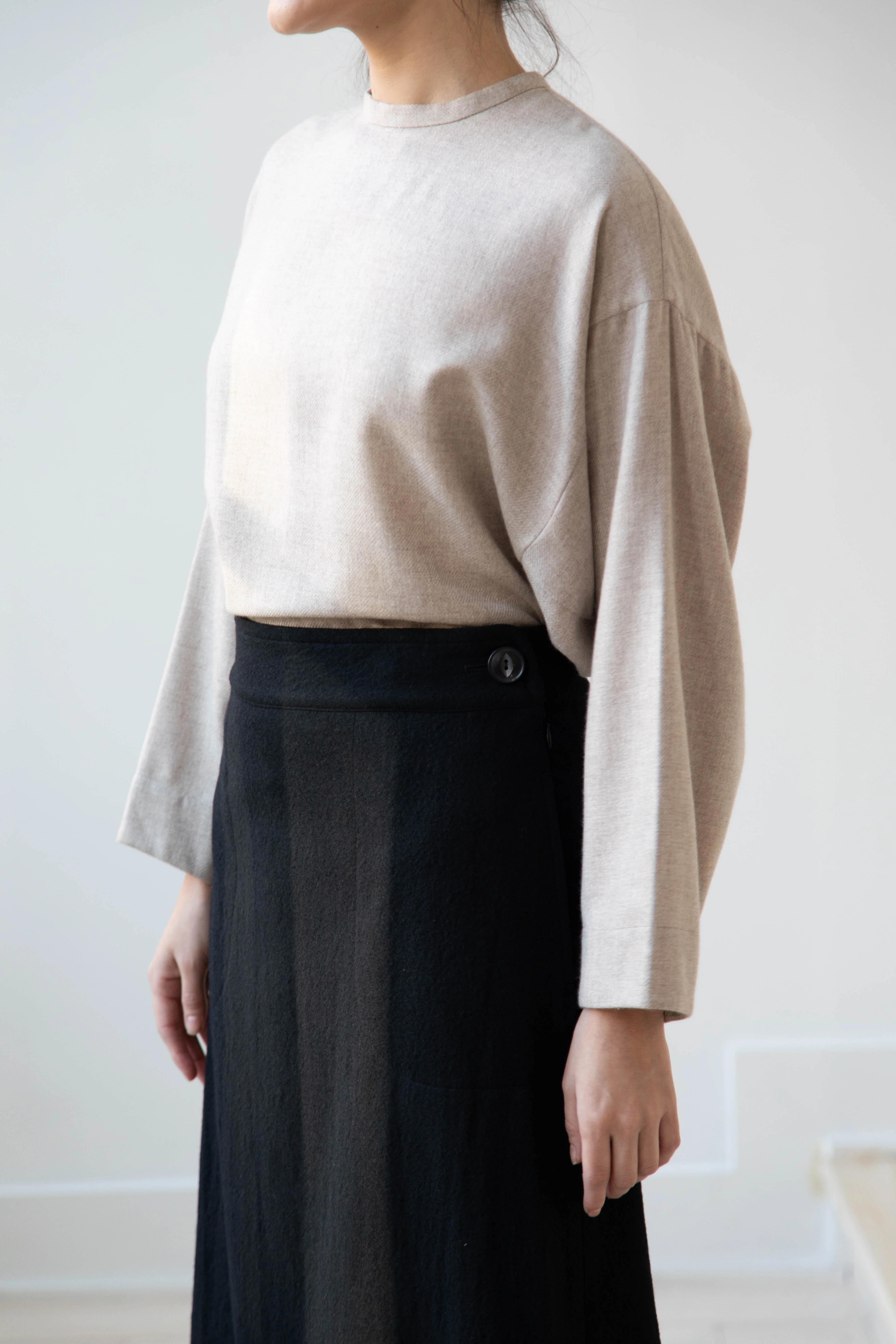 Arts & Science Flared Skirt in Wool - Image 5