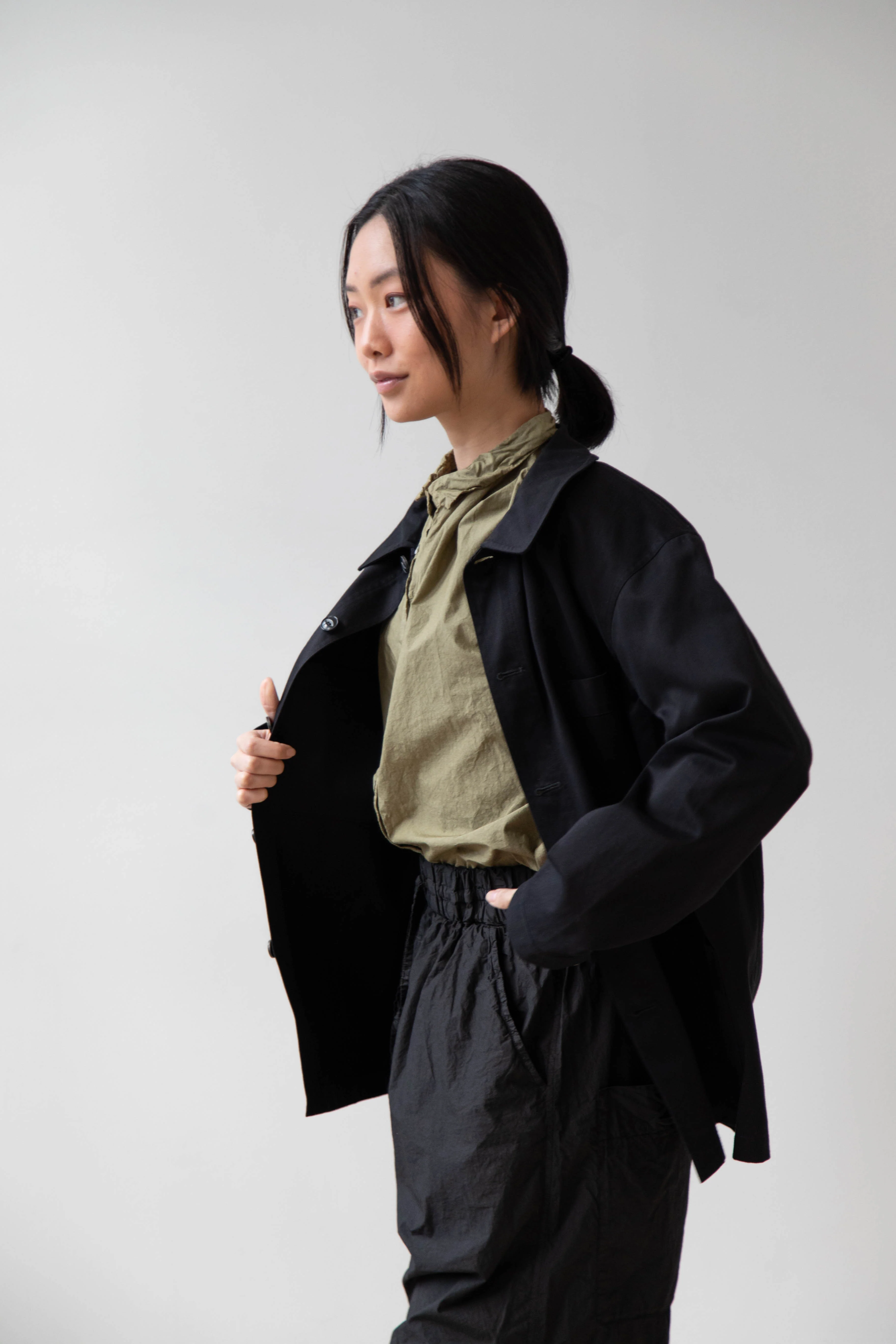 Arts & Science | French Work Jacket in Black - Image 12