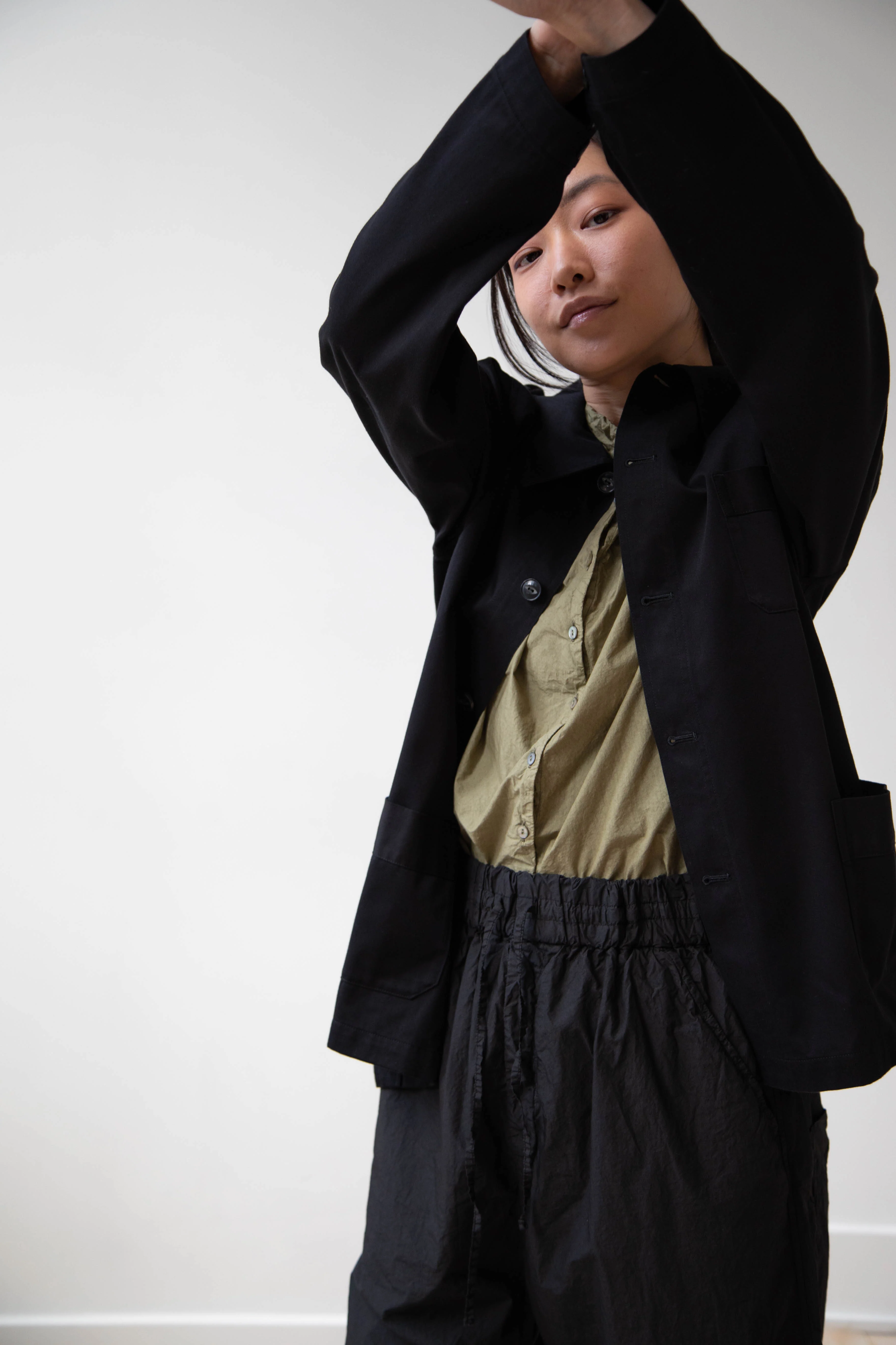 Arts & Science | French Work Jacket in Black - Image 15