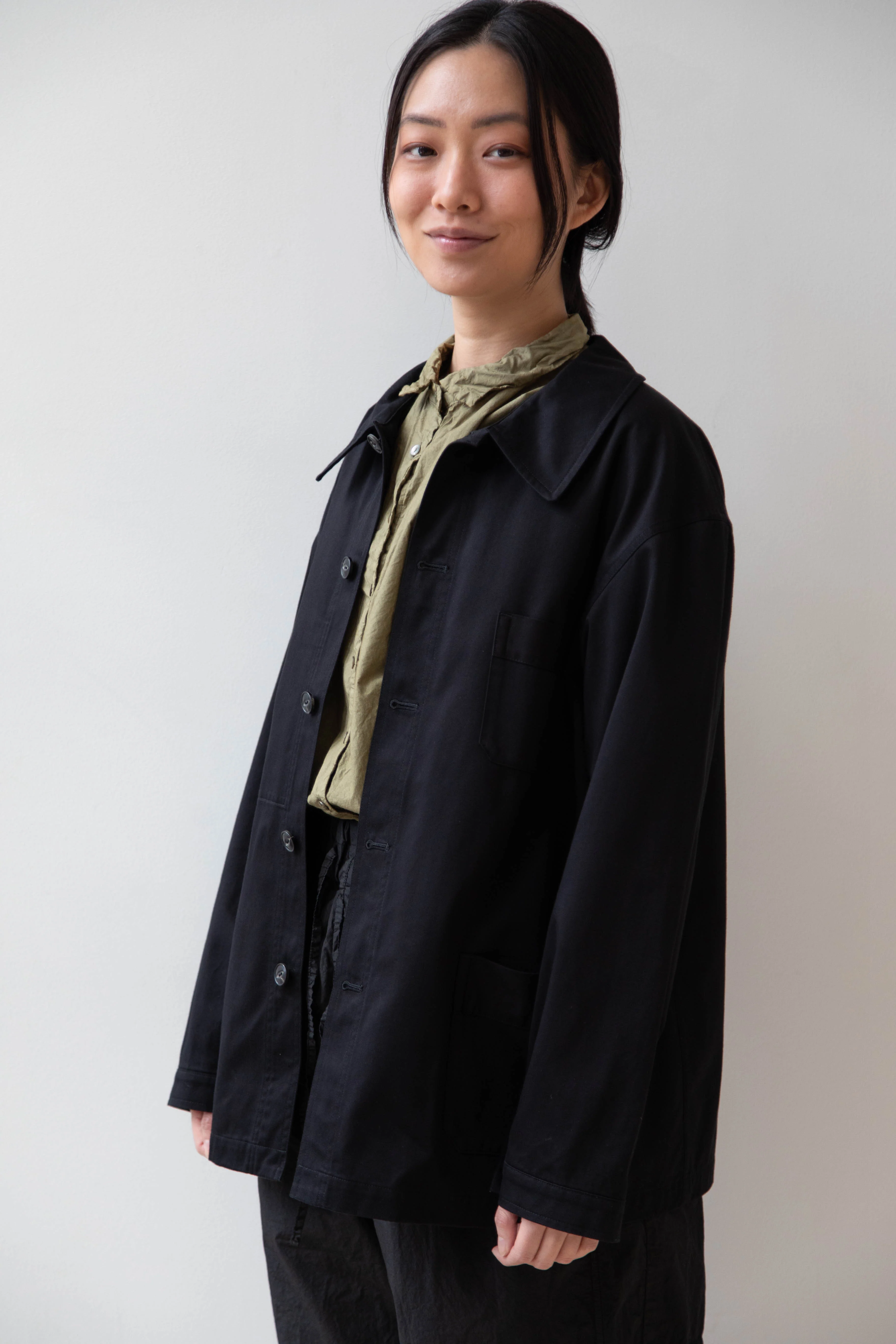 Arts & Science | French Work Jacket in Black - Image 4
