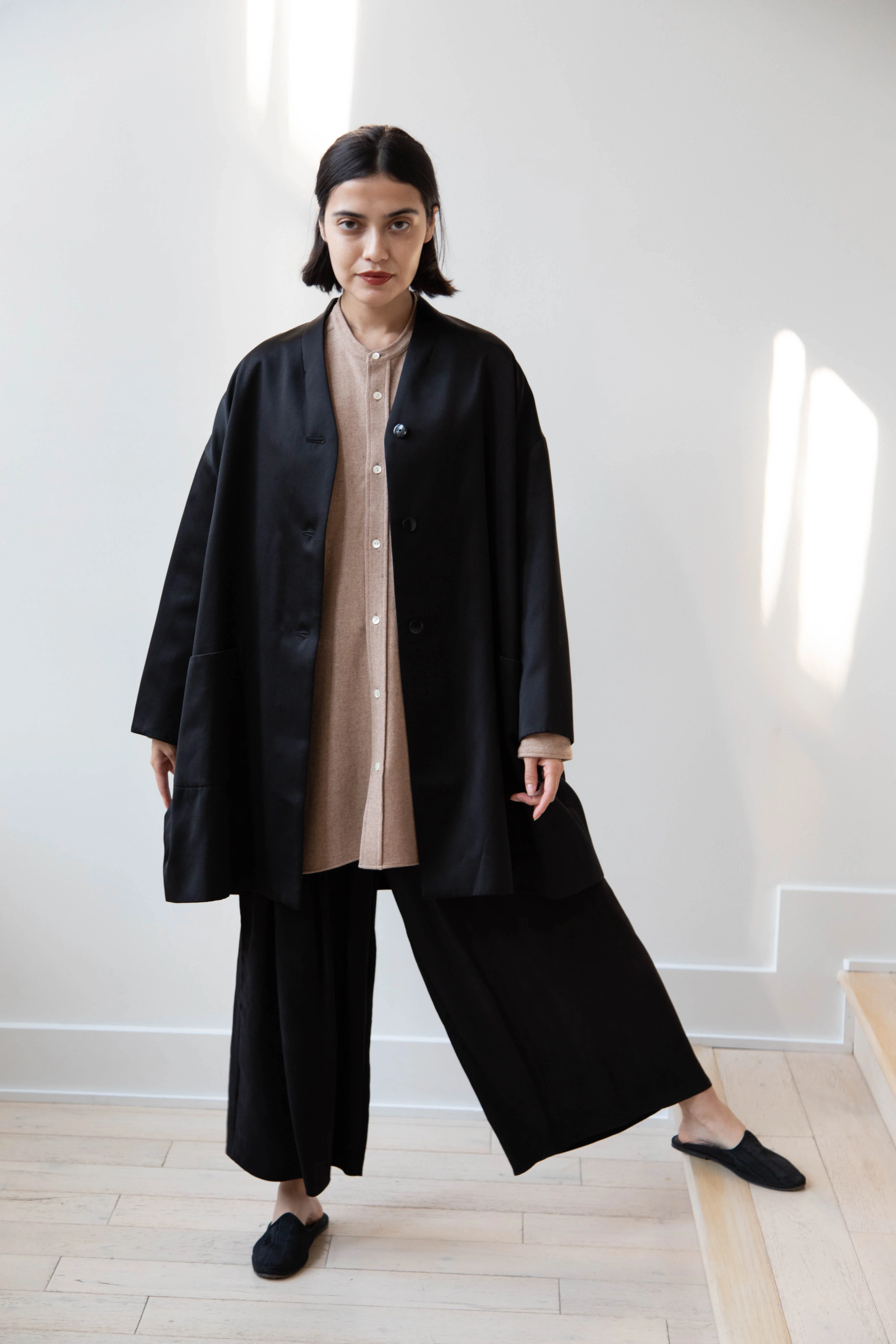 Arts & Science | Robe Cardigan Jacket in Cotton Silk Satin - Image 21