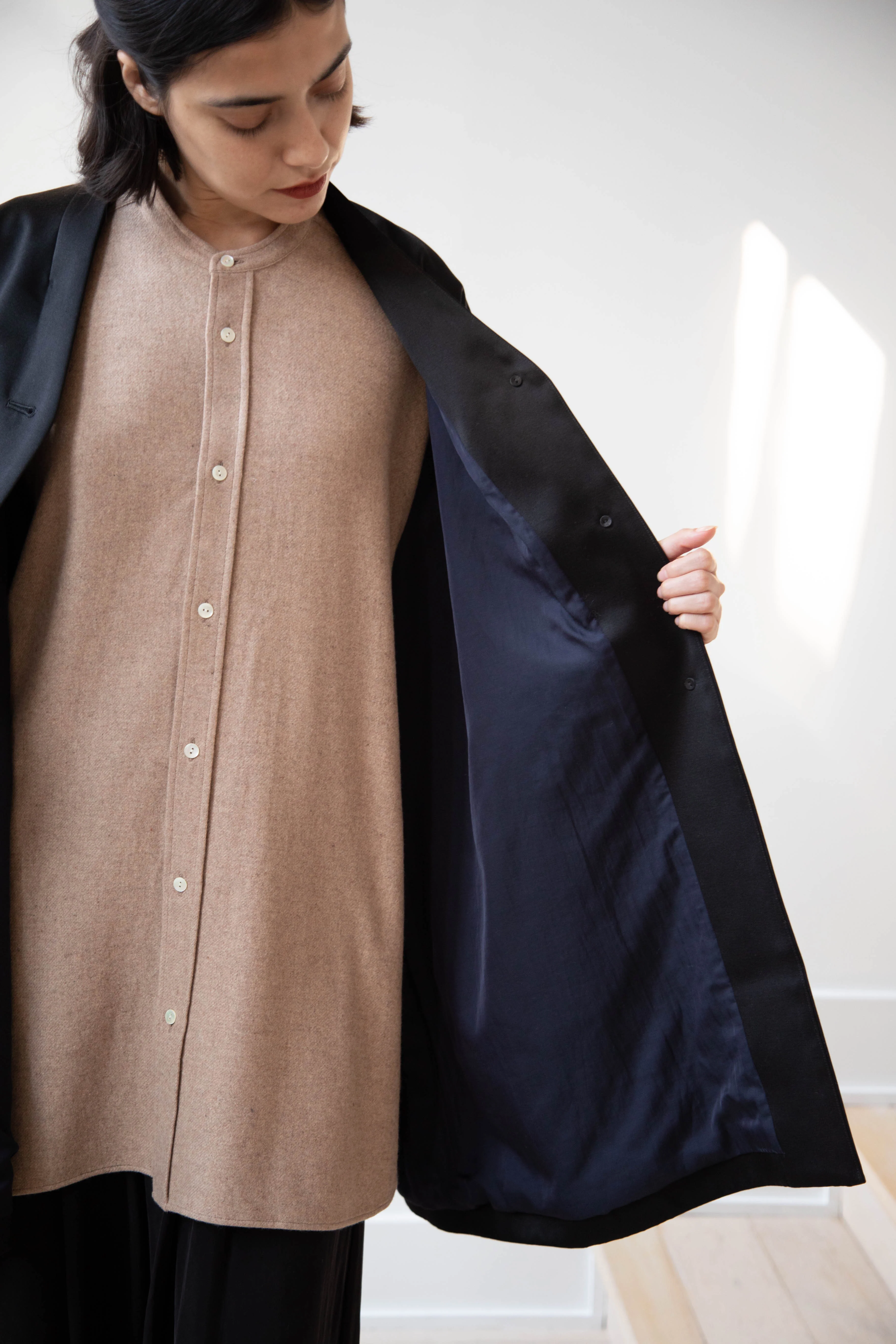 Arts & Science | Robe Cardigan Jacket in Cotton Silk Satin - Image 24