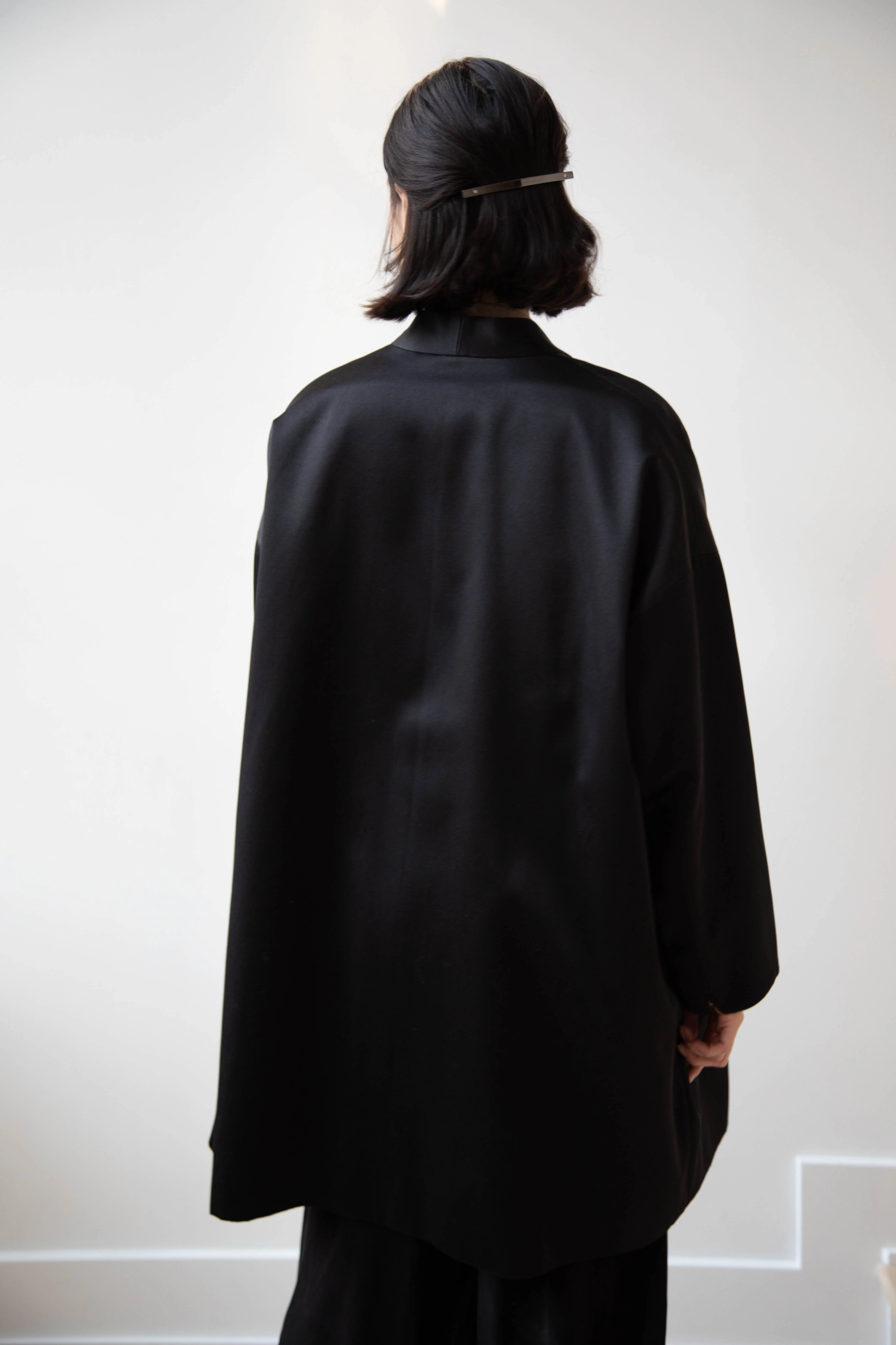 Arts & Science | Robe Cardigan Jacket in Cotton Silk Satin - Image 29